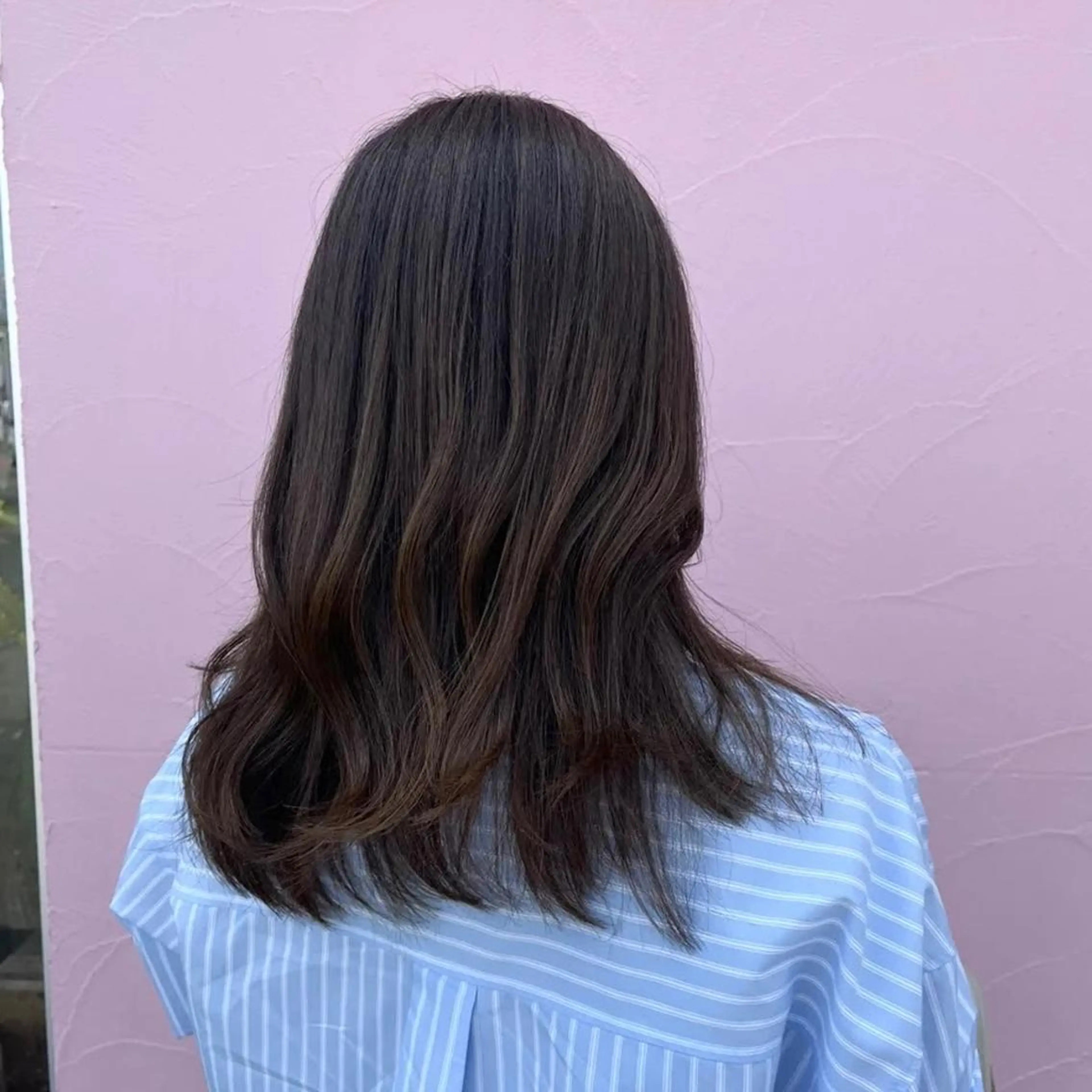 セミロング カラー トリートメント ヘアカラー トリートメント ♡ナナコ♡ レイヤー/艶髪のヘアスタイル