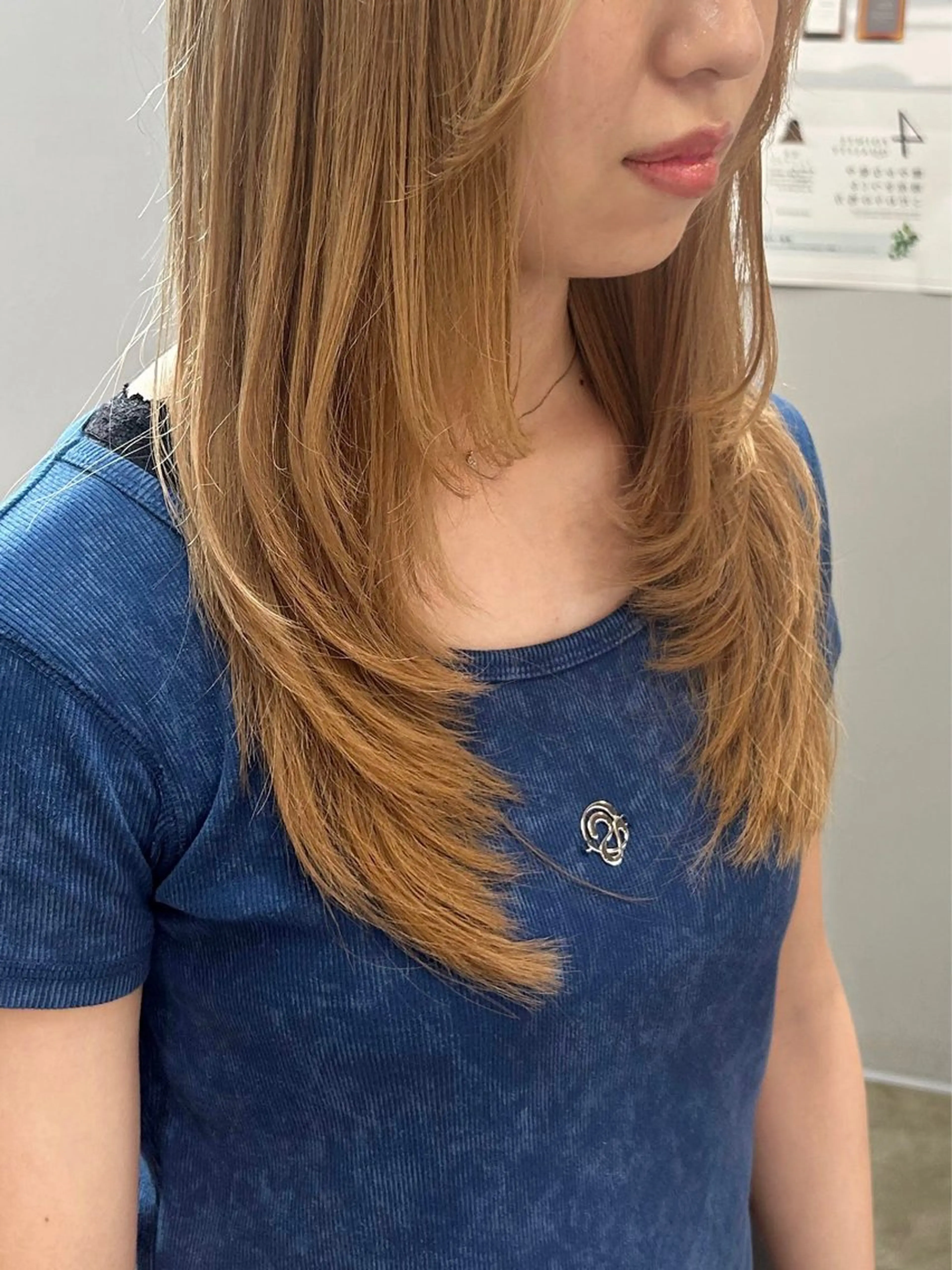 セミロング レイヤーカット カット トリートメント ラフで可愛いヘア 🐈‍⬛Rukaのヘアスタイル