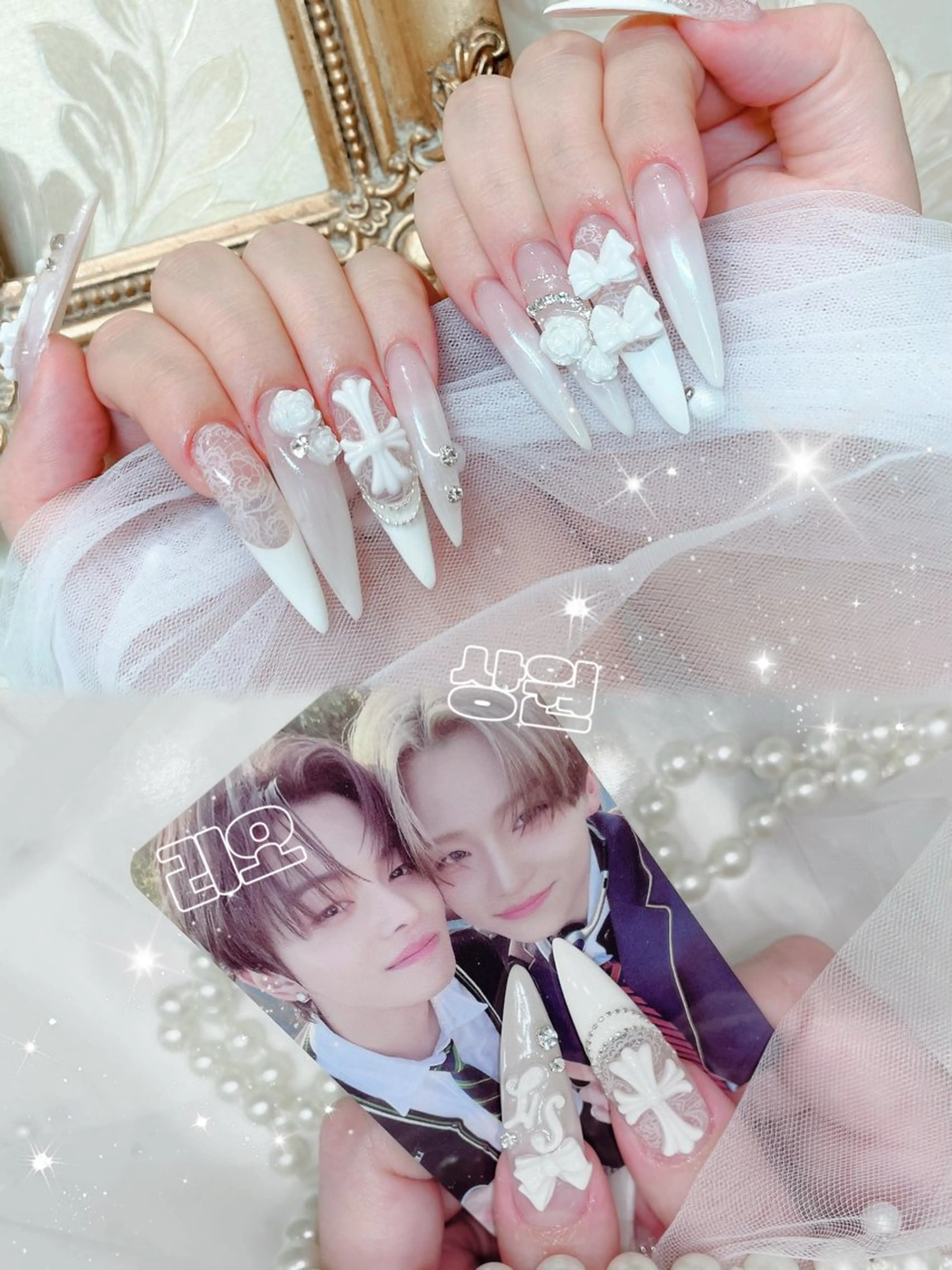 ネイル ハンドネイル NON🎀韓国 ちゅるんワンホン🎀のネイルデザイン