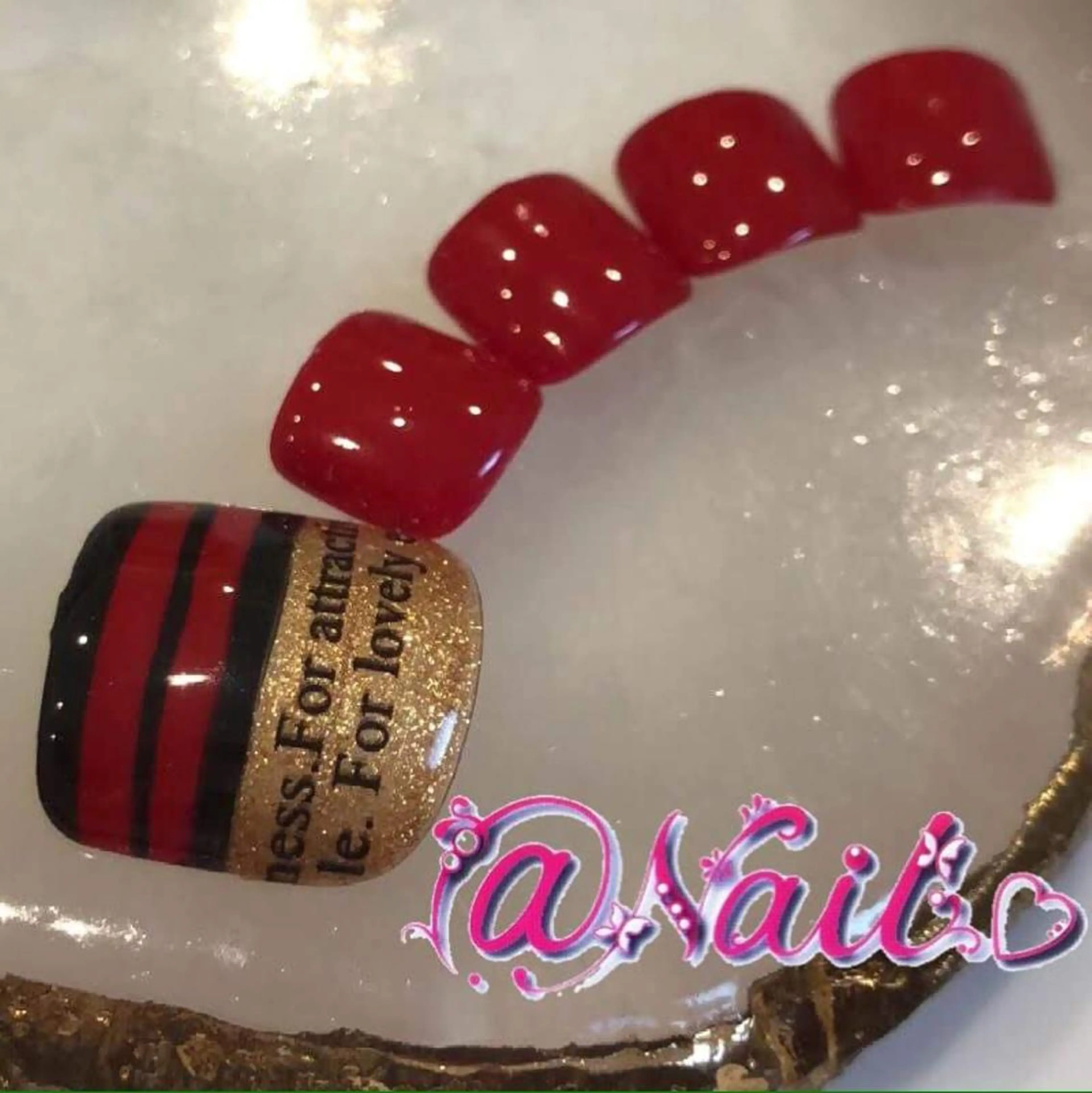 ネイル ネイルチップ 小尾 栞のネイルデザイン