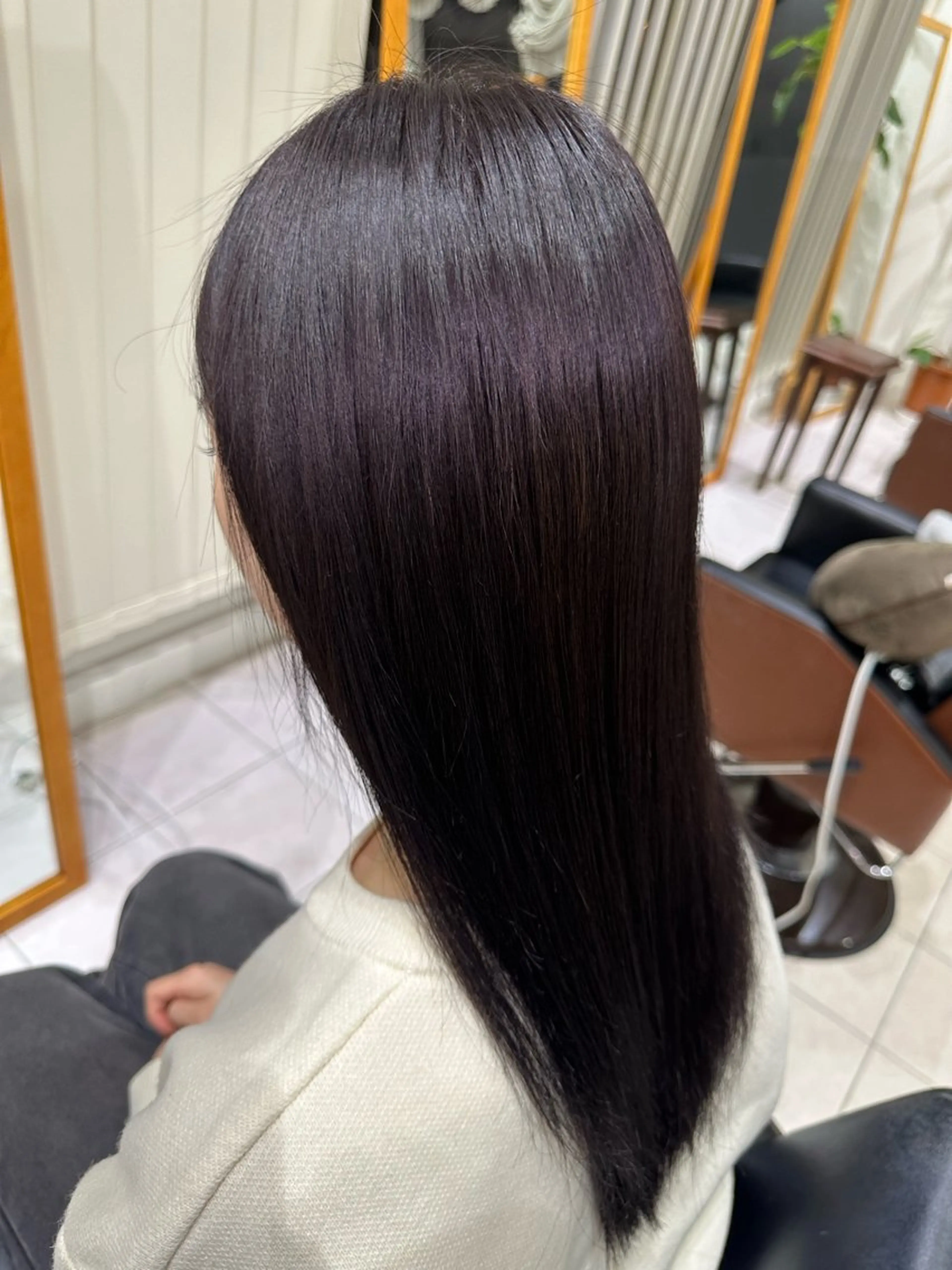 ロング カラー ブリーチ ブリーチなしカラー arika オケシ　リョウダイのヘアスタイル