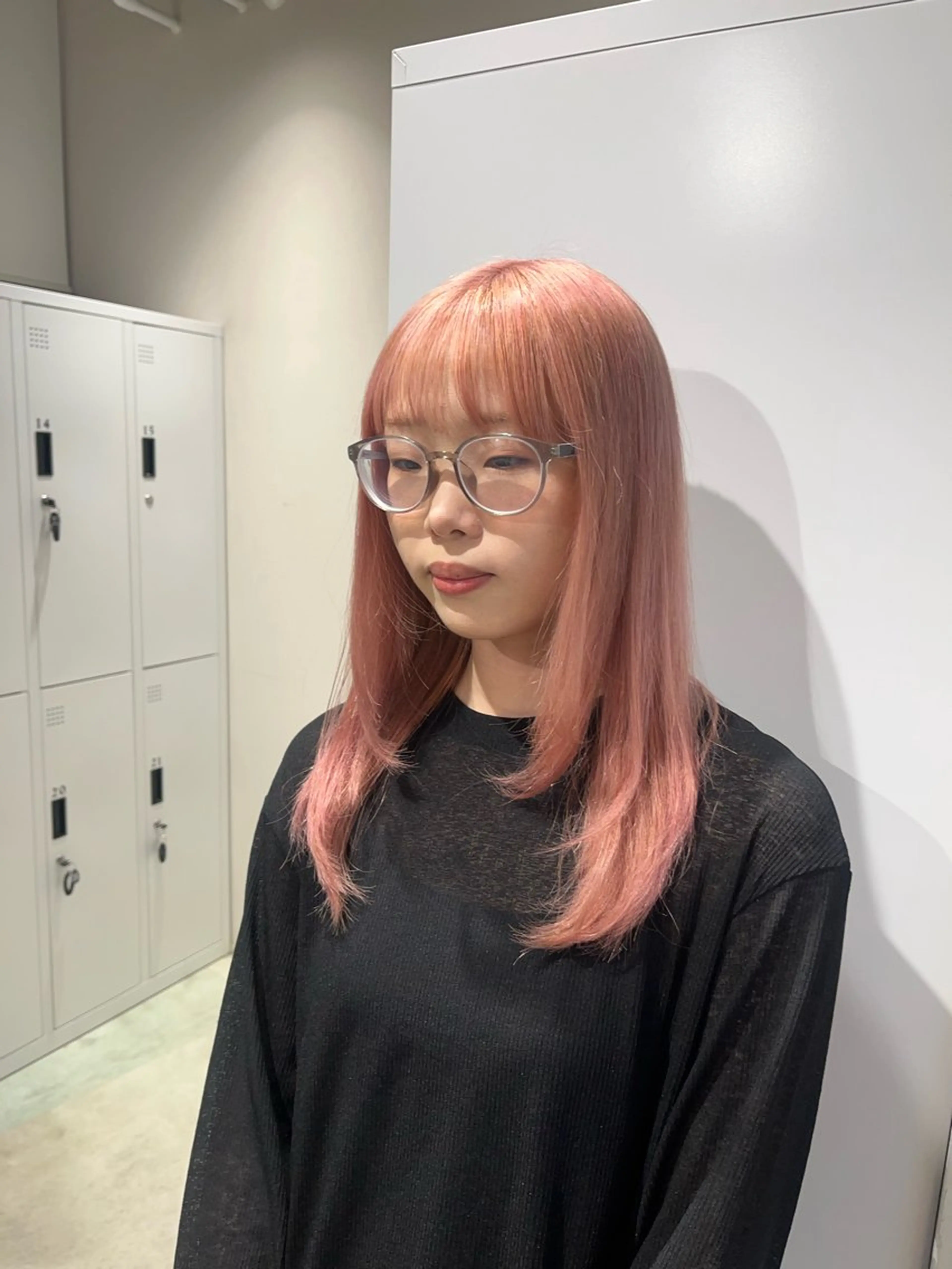 セミロング カラー カット ヘアカラー トリートメント ボブ/ベージュ/ パーマ🪿近森ゆいのヘアスタイル