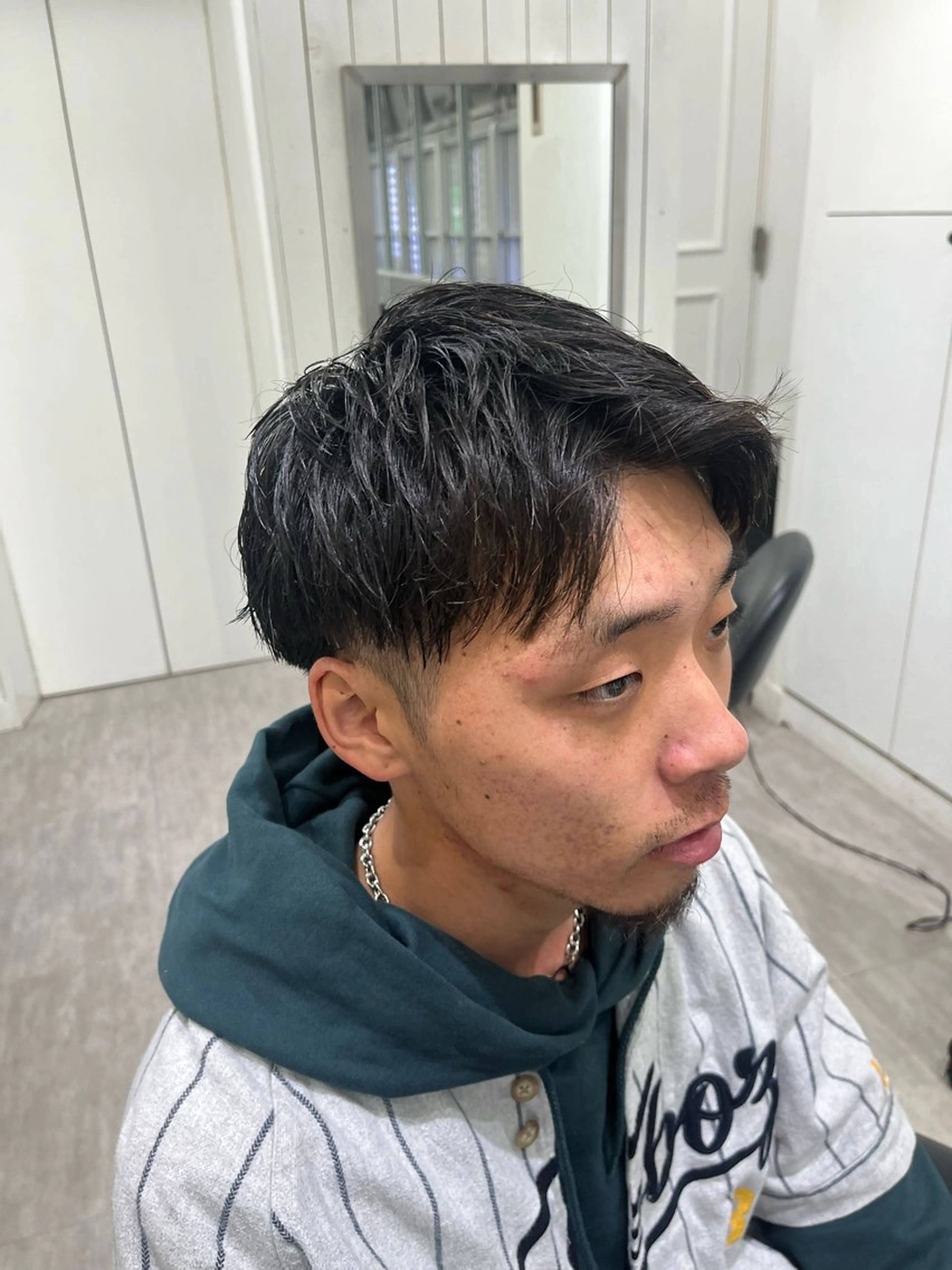 ショート メンズ カット トリートメント ヘアセット メンズ専門美容師 💈高橋和真💈のヘアスタイル