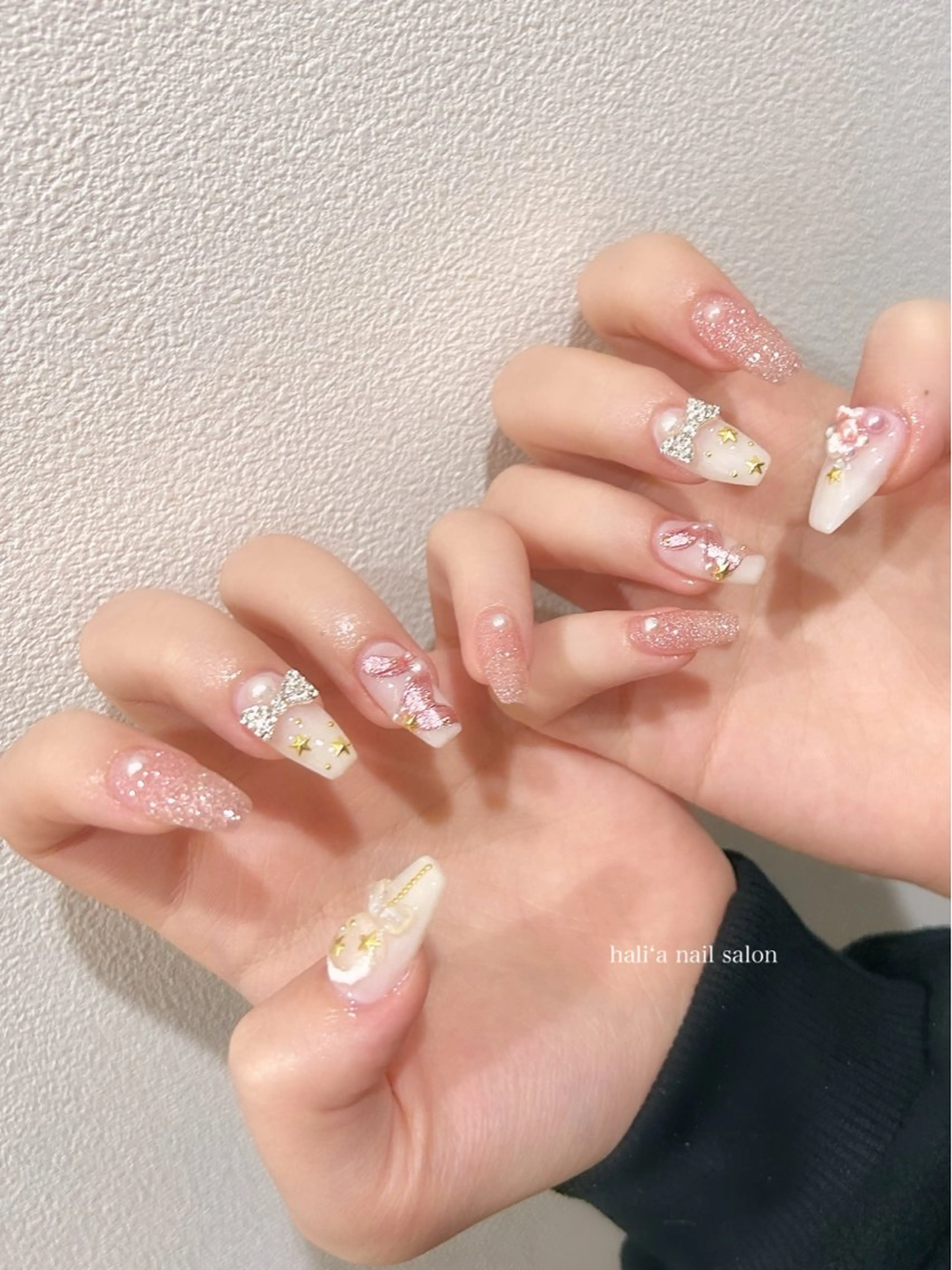 ネイル 冬ネイル クリスマス ハンドネイル hali’a nailのネイルデザイン