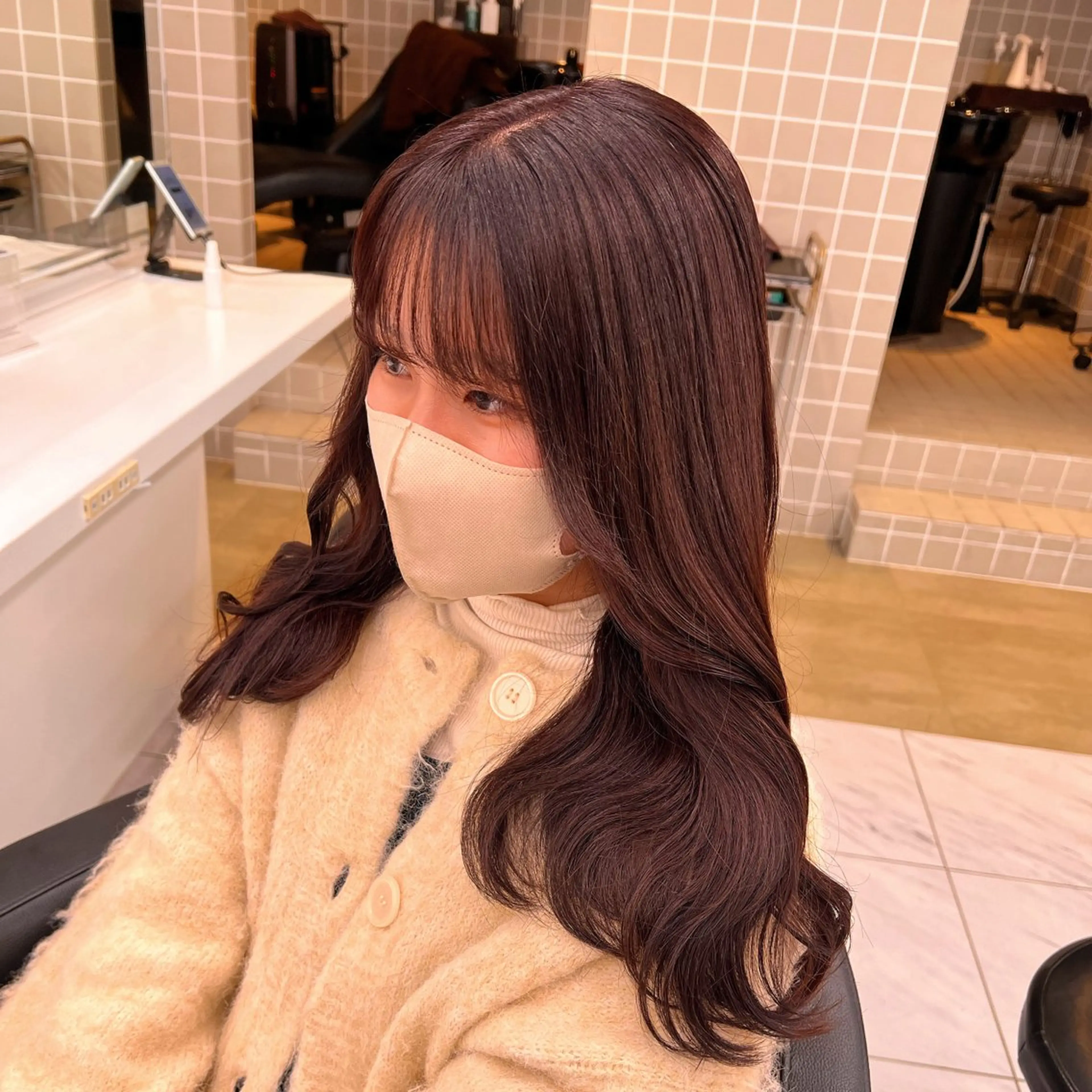 ロング カラー 💖札幌カラー 指名No.1💖玲奈のヘアスタイル