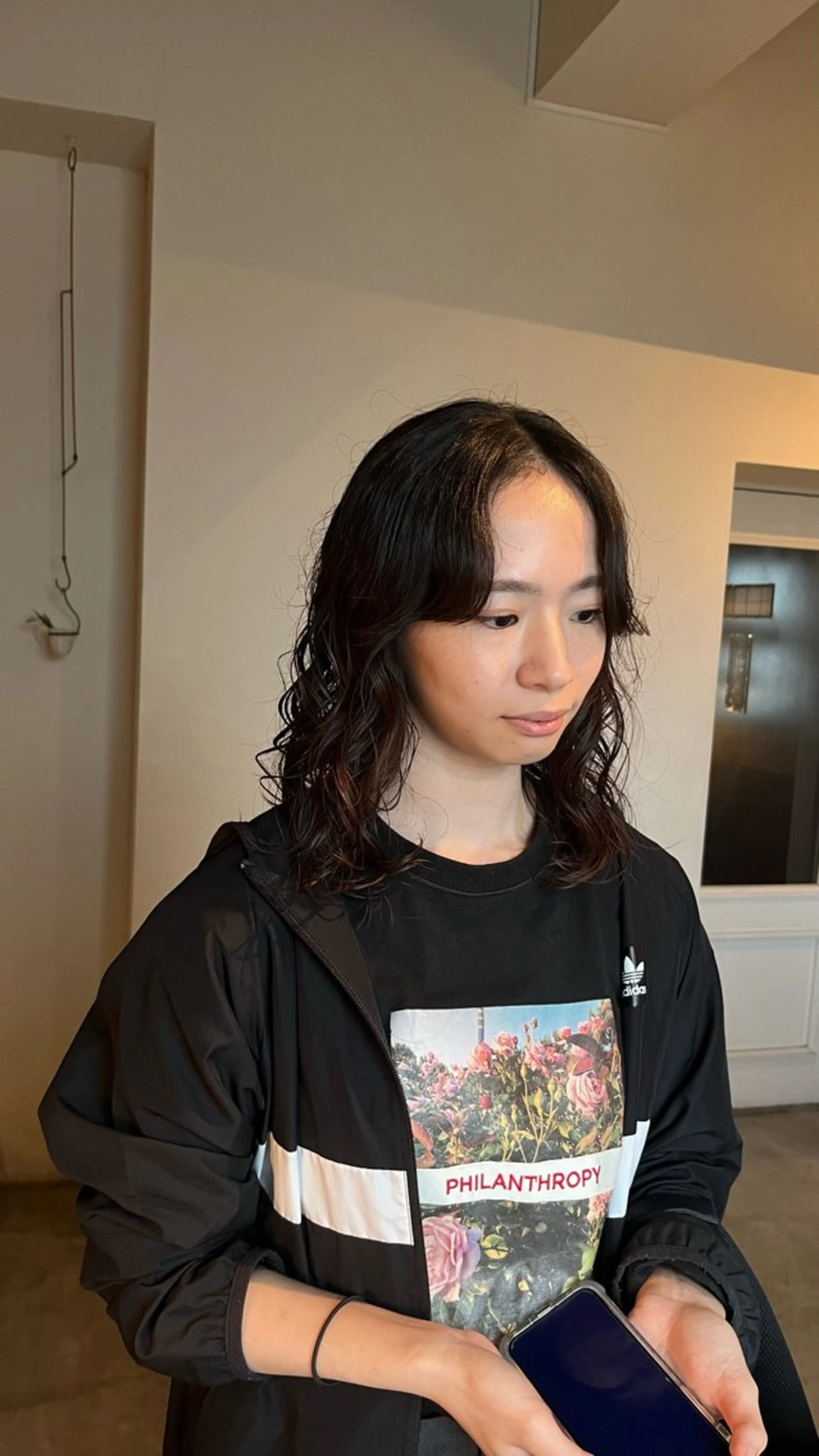 ミディアム パーマ ミディアムパーマ 前川 華恋 / room3のヘアスタイル