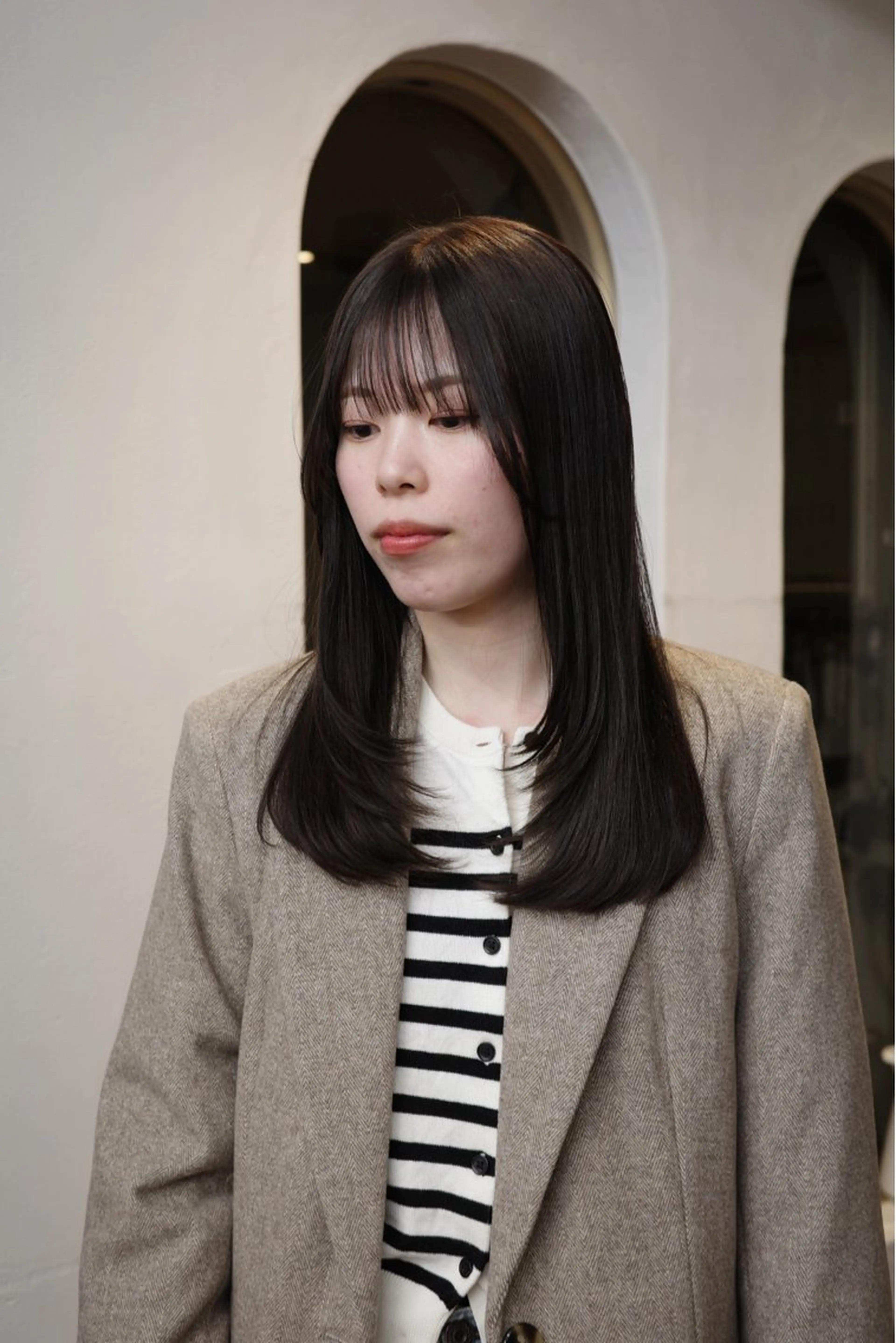 セミロング Pluss Teru Biyousitsu所属・薮下 愛のヘアスタイル