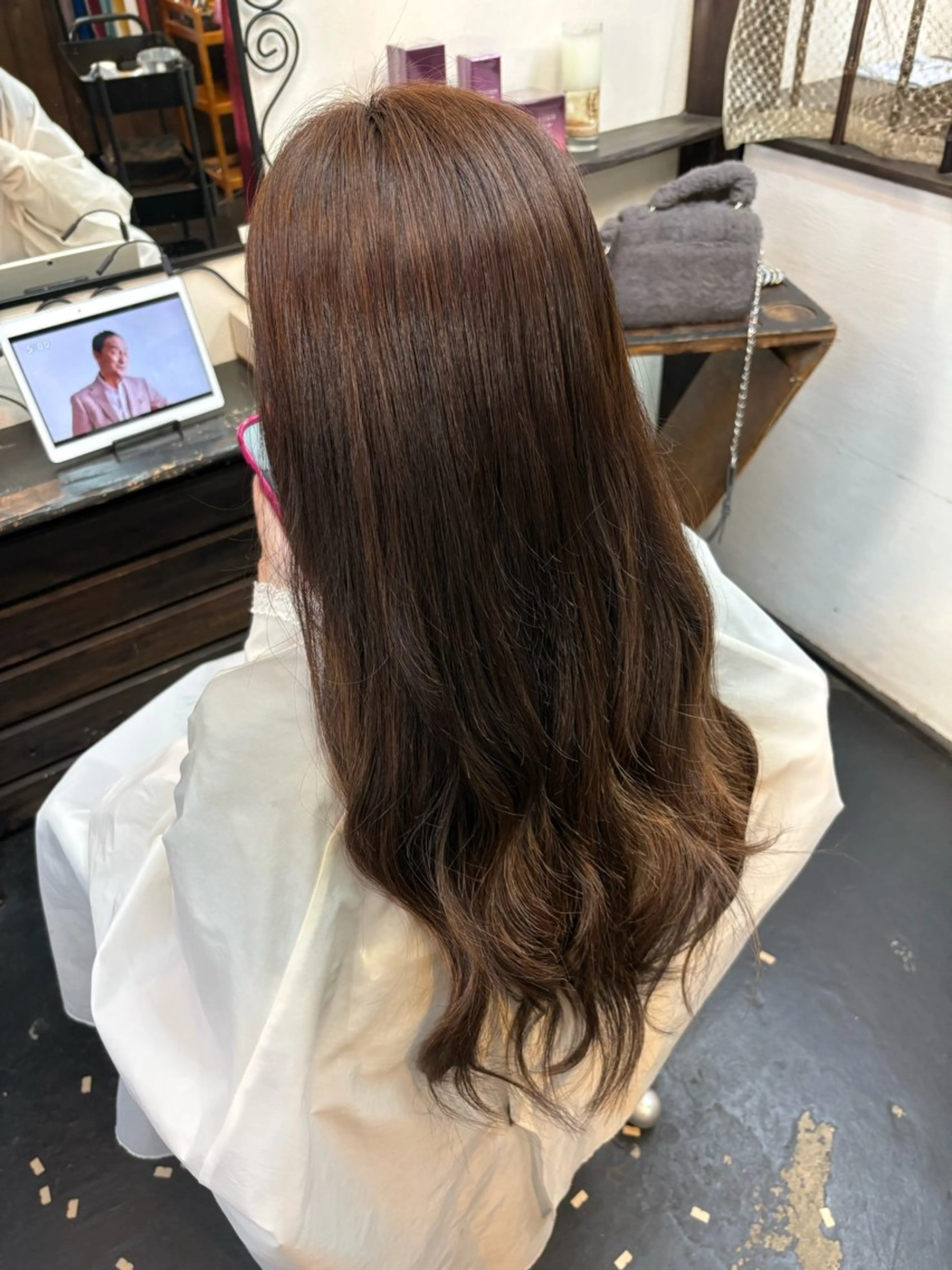 ロング カット エクステ 秋本 由愛のヘアスタイル