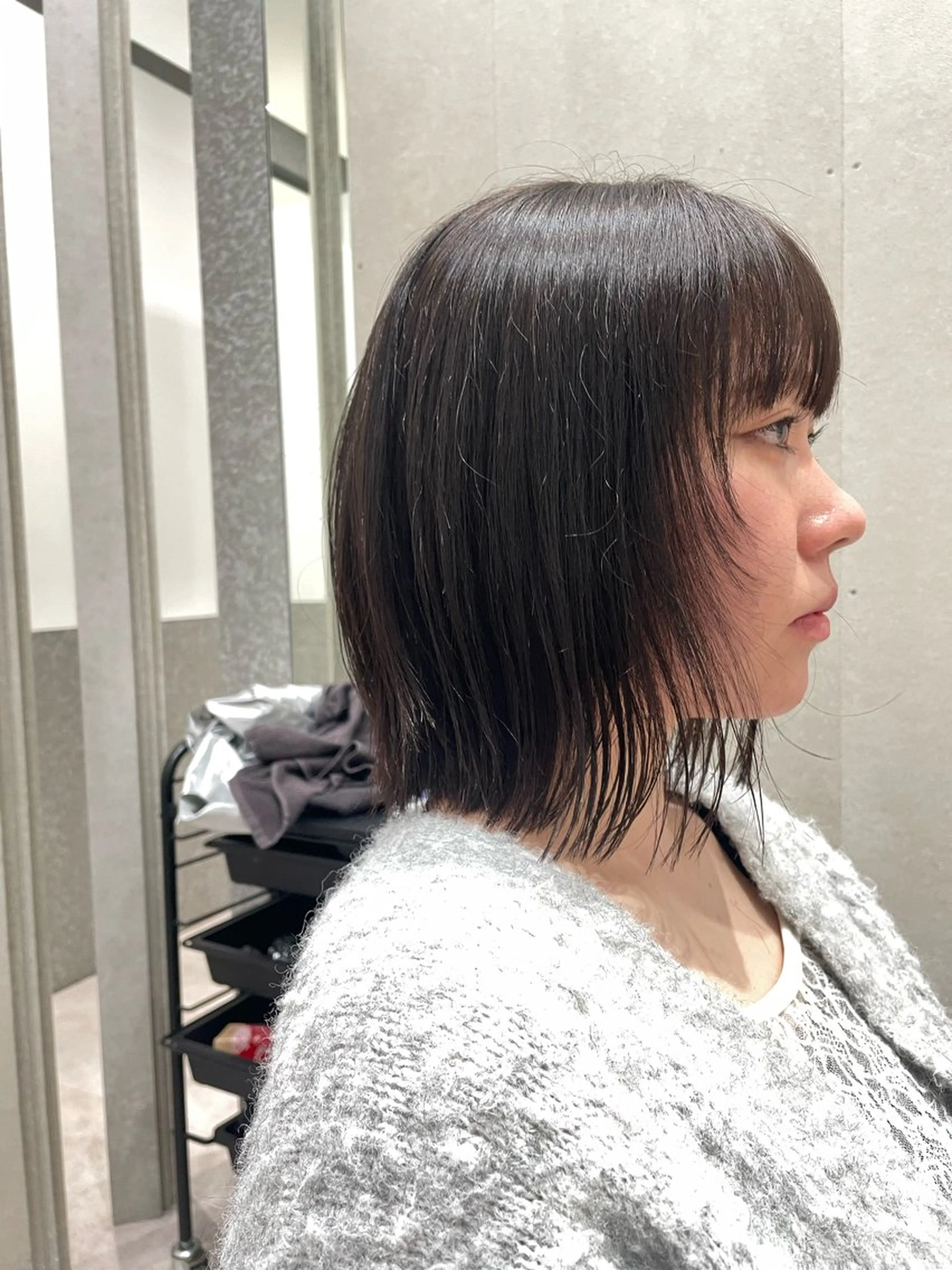 ミディアム 小坂 郁美のヘアスタイル