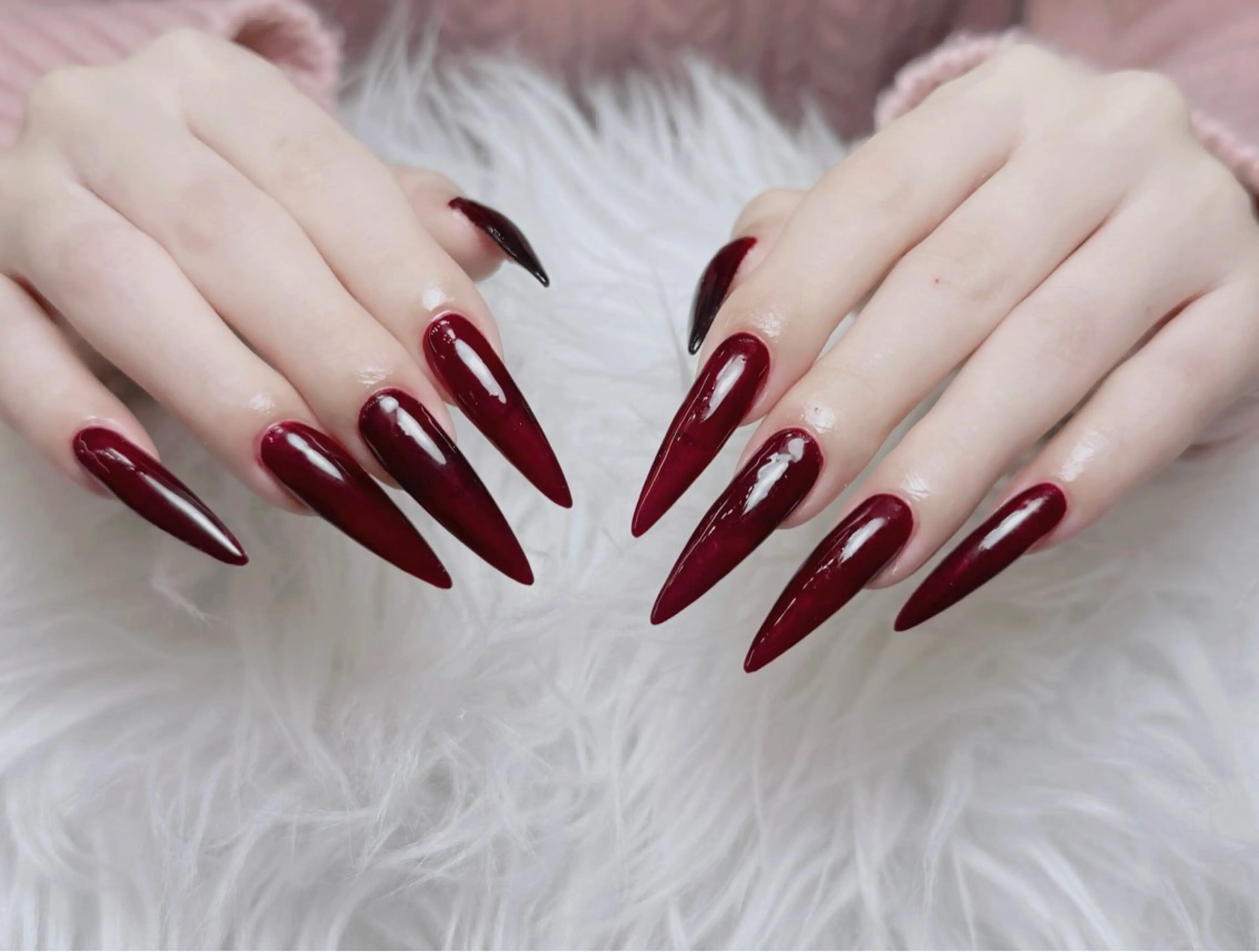 ネイル アートネイル 韓国ネイル 持ち込み ワンホンネイル ハンドネイル Lenie Nail Salonのネイルデザイン