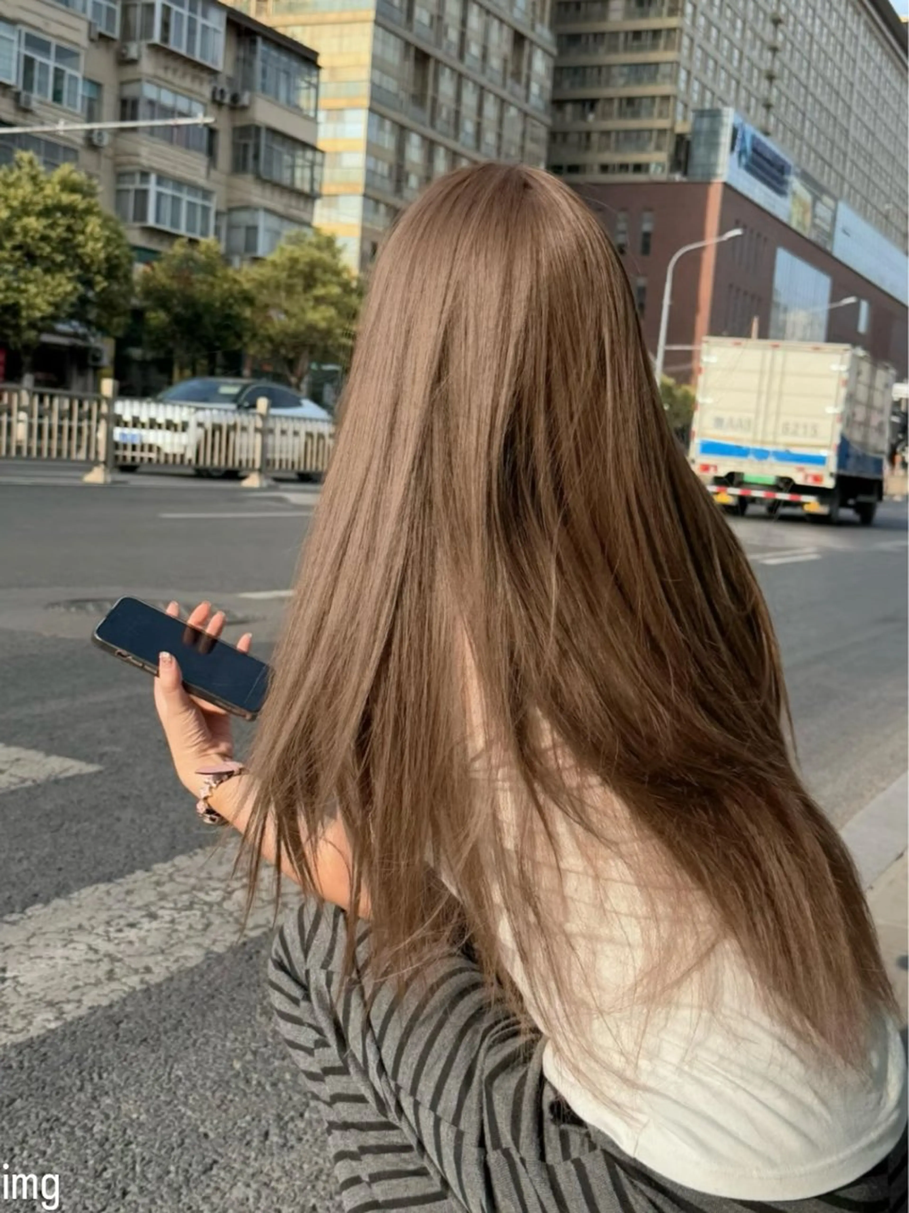 毛先カットの写真