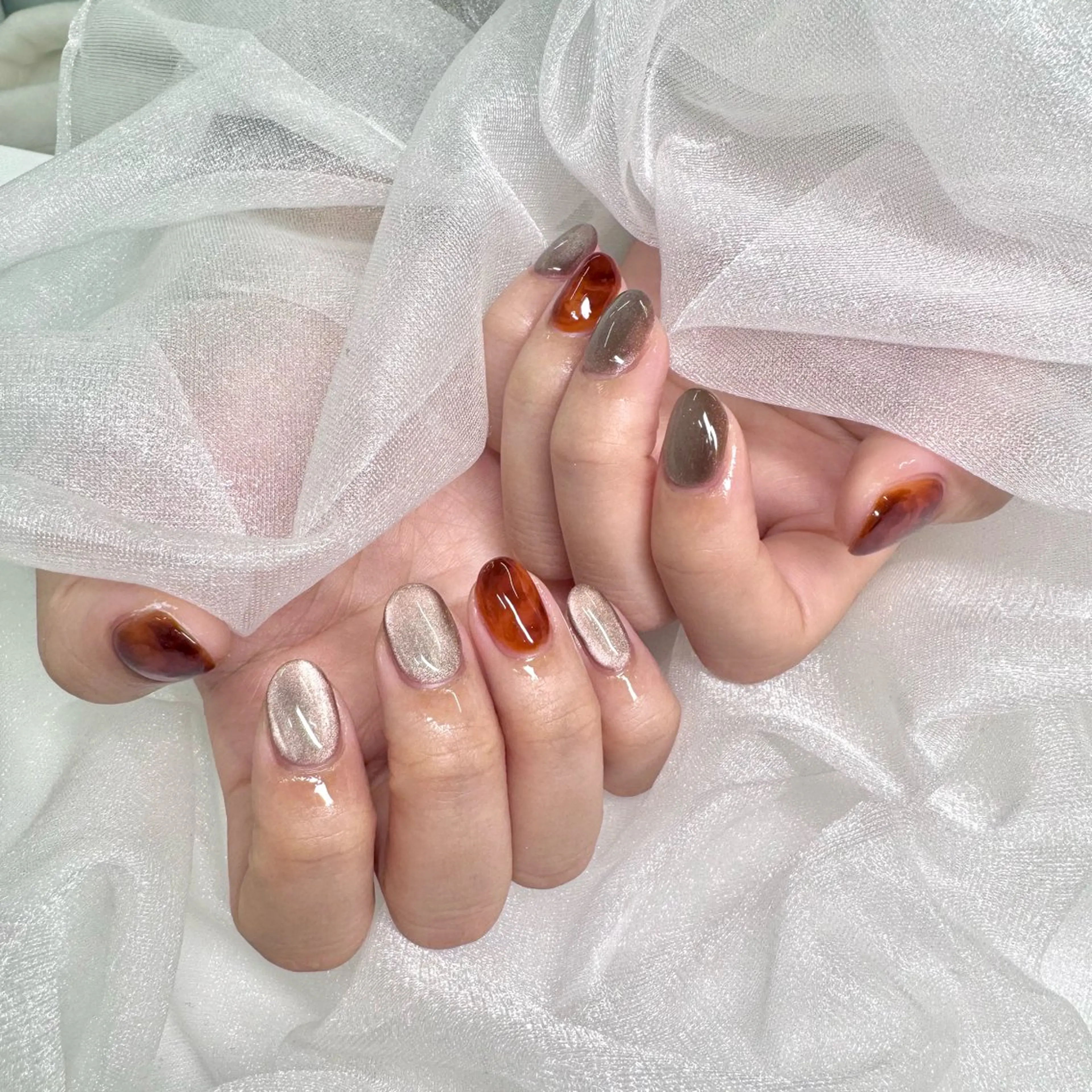 ネイル 山岸 夏菜のネイルデザイン