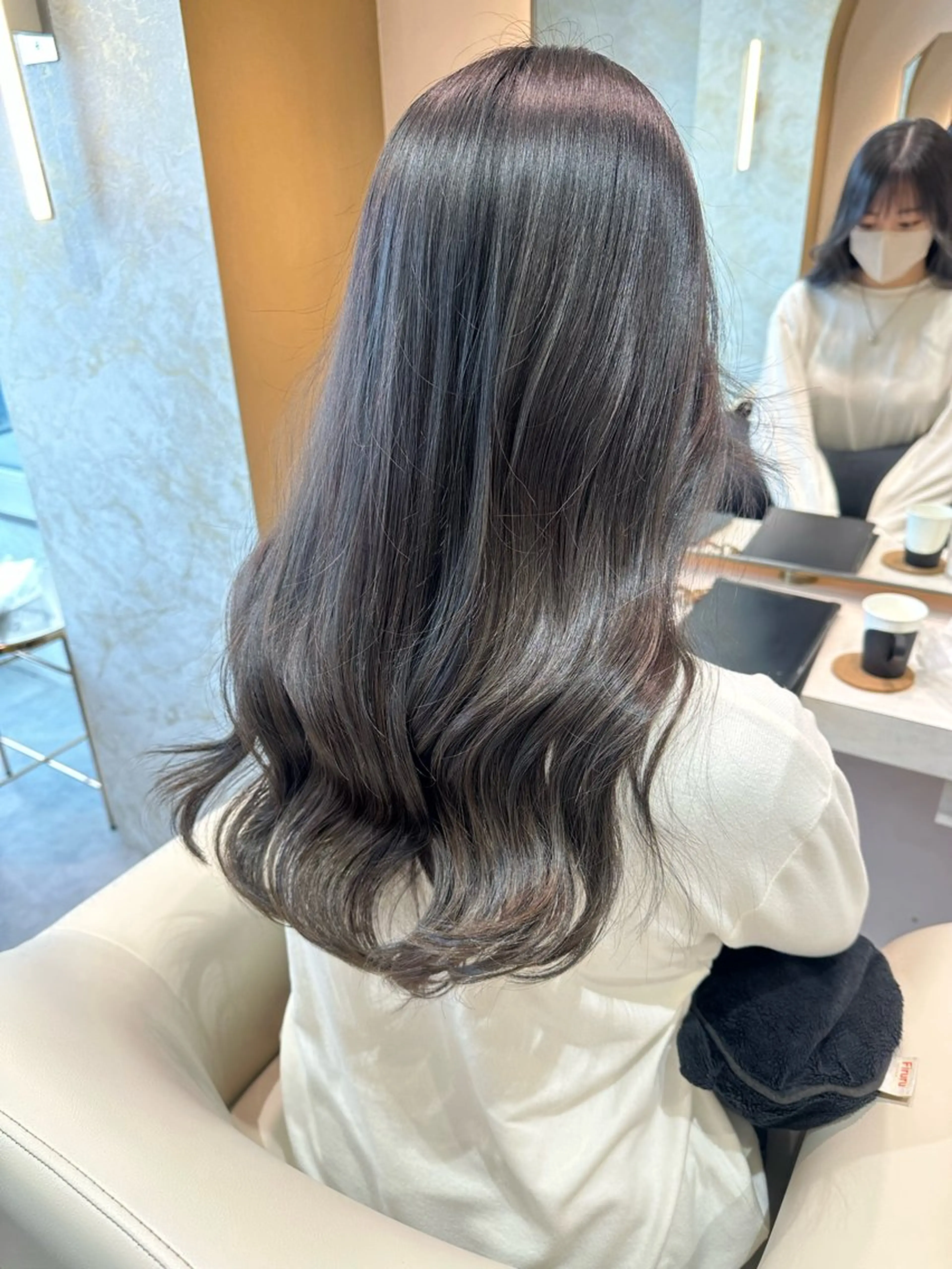 ロング カラー 店長/mao/ 前髪/顔周りカットのヘアスタイル