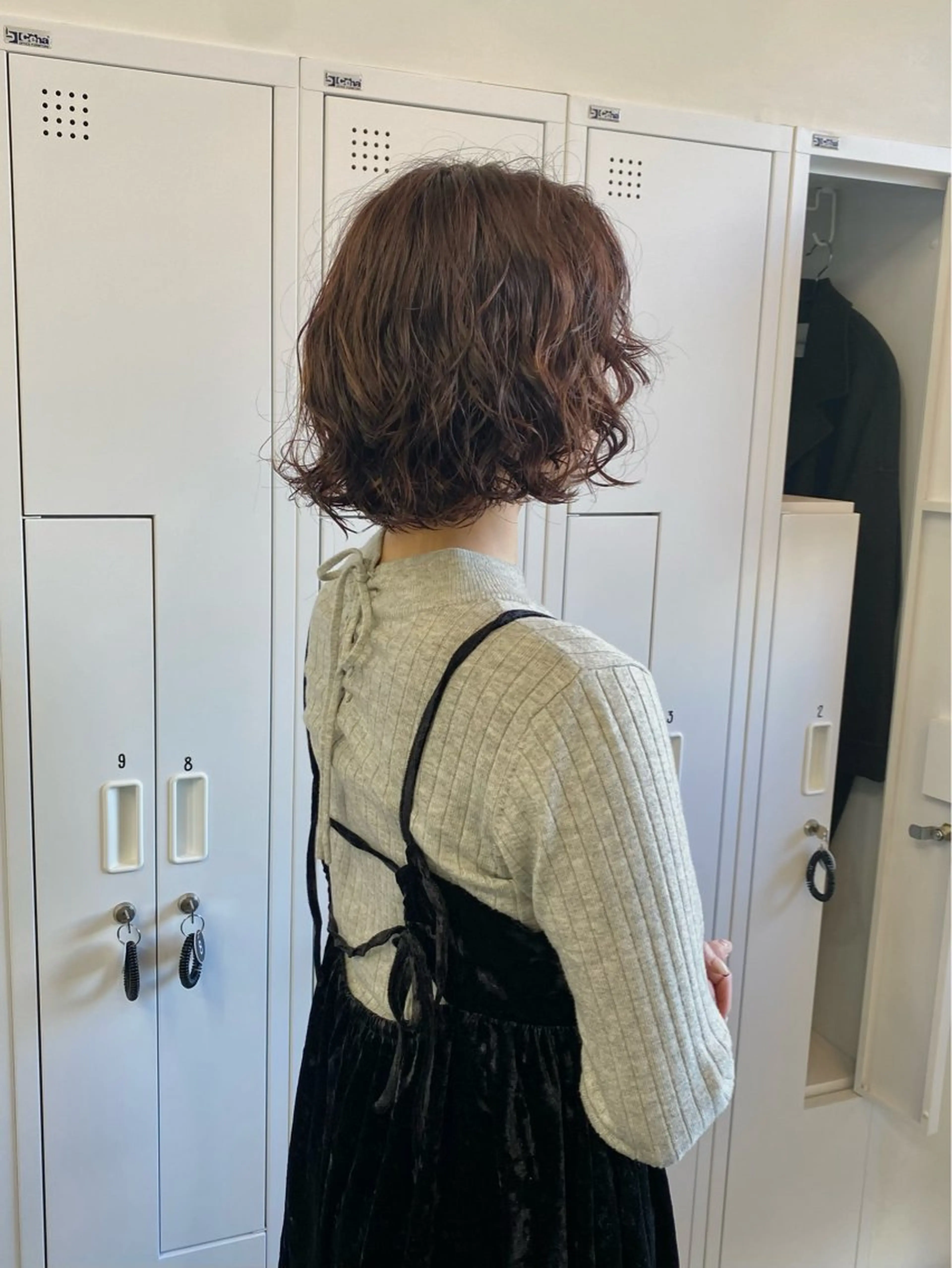 ショート パーマ ボブ カット パーマ サトウ リョウのヘアスタイル