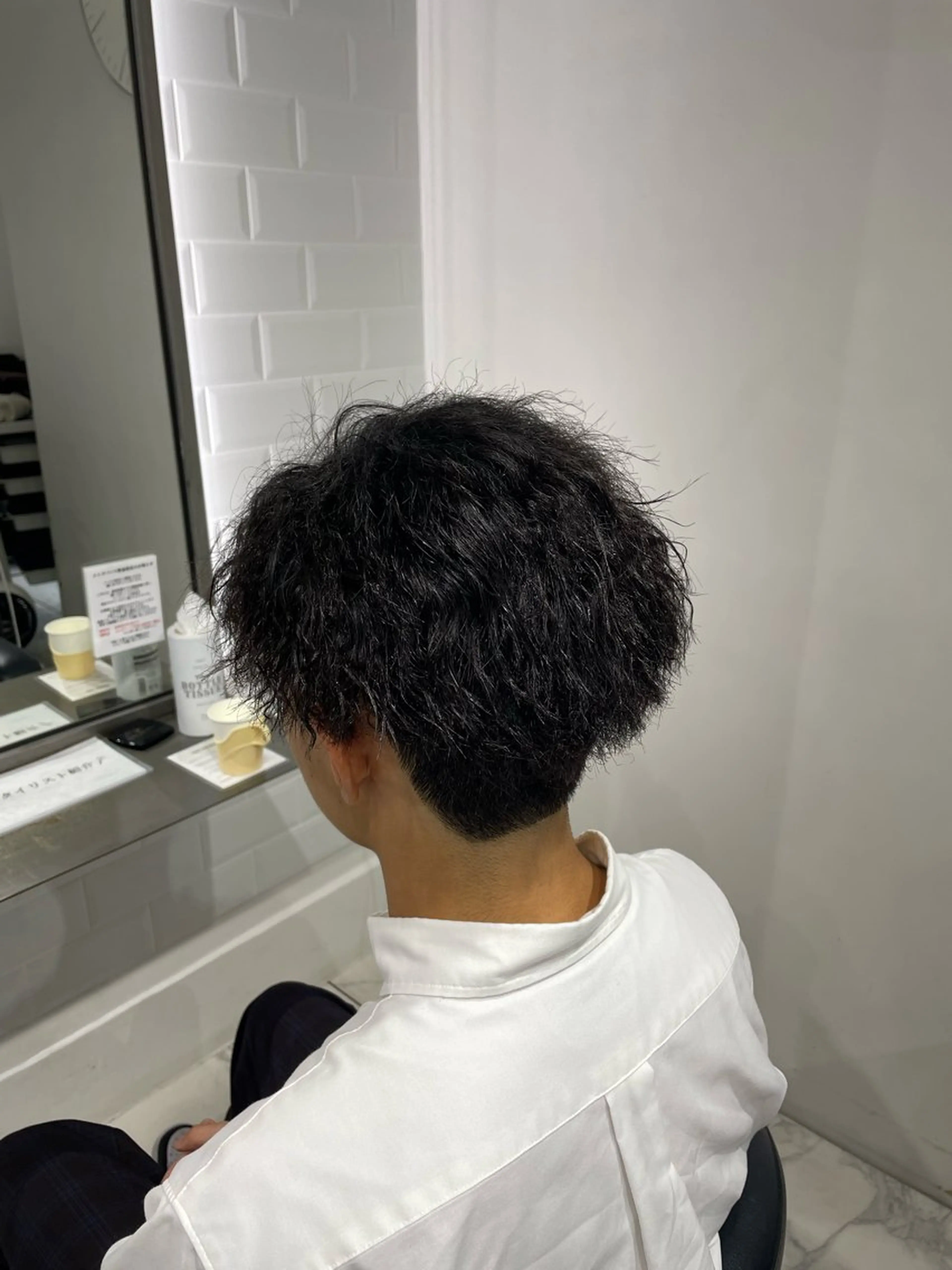 パーマ メンズ カット パーマ トリートメント 🫧透明感カラー 🫧Aoiのヘアスタイル