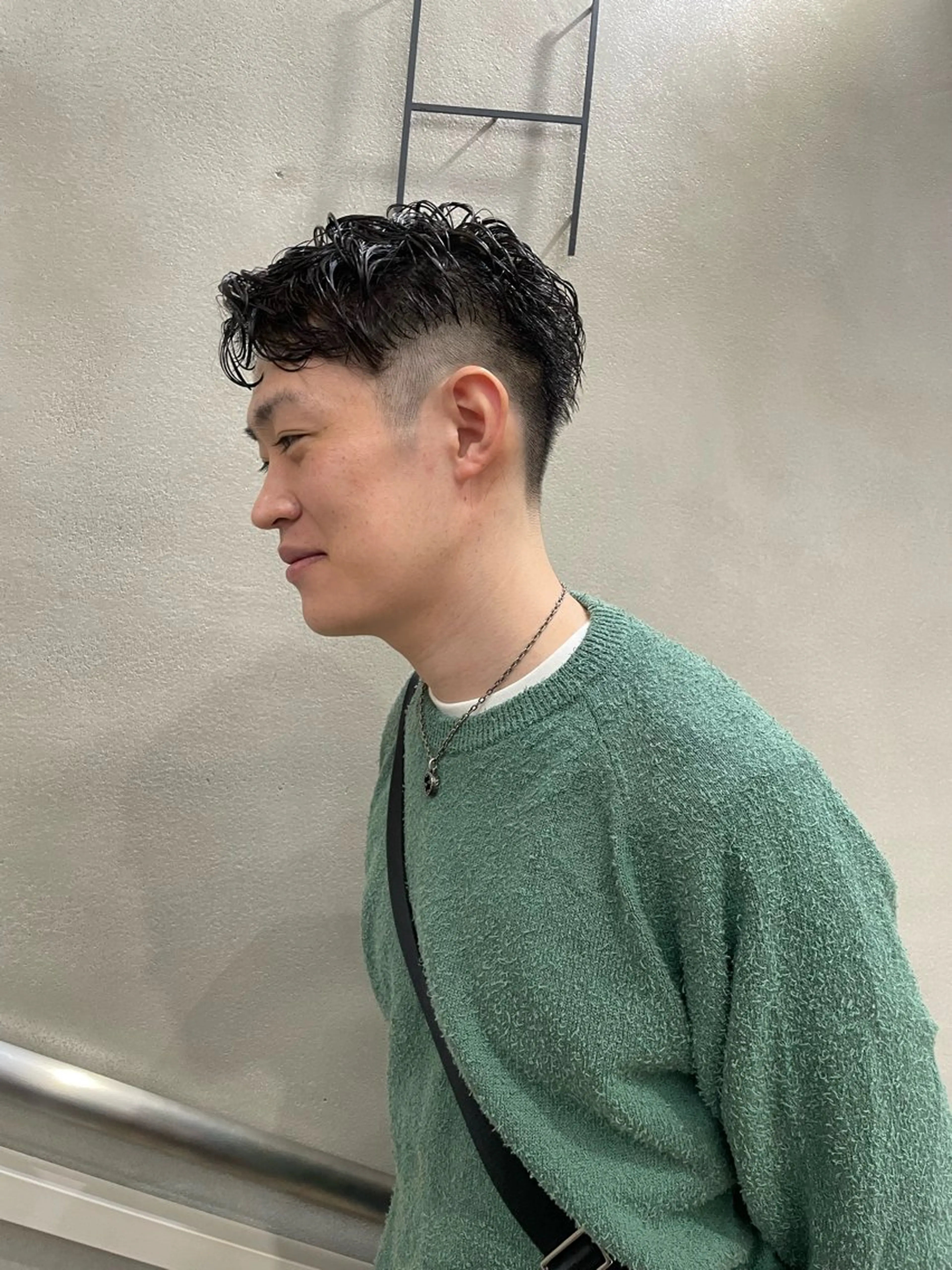 ショート パーマ メンズ 佐藤 永夏のヘアスタイル