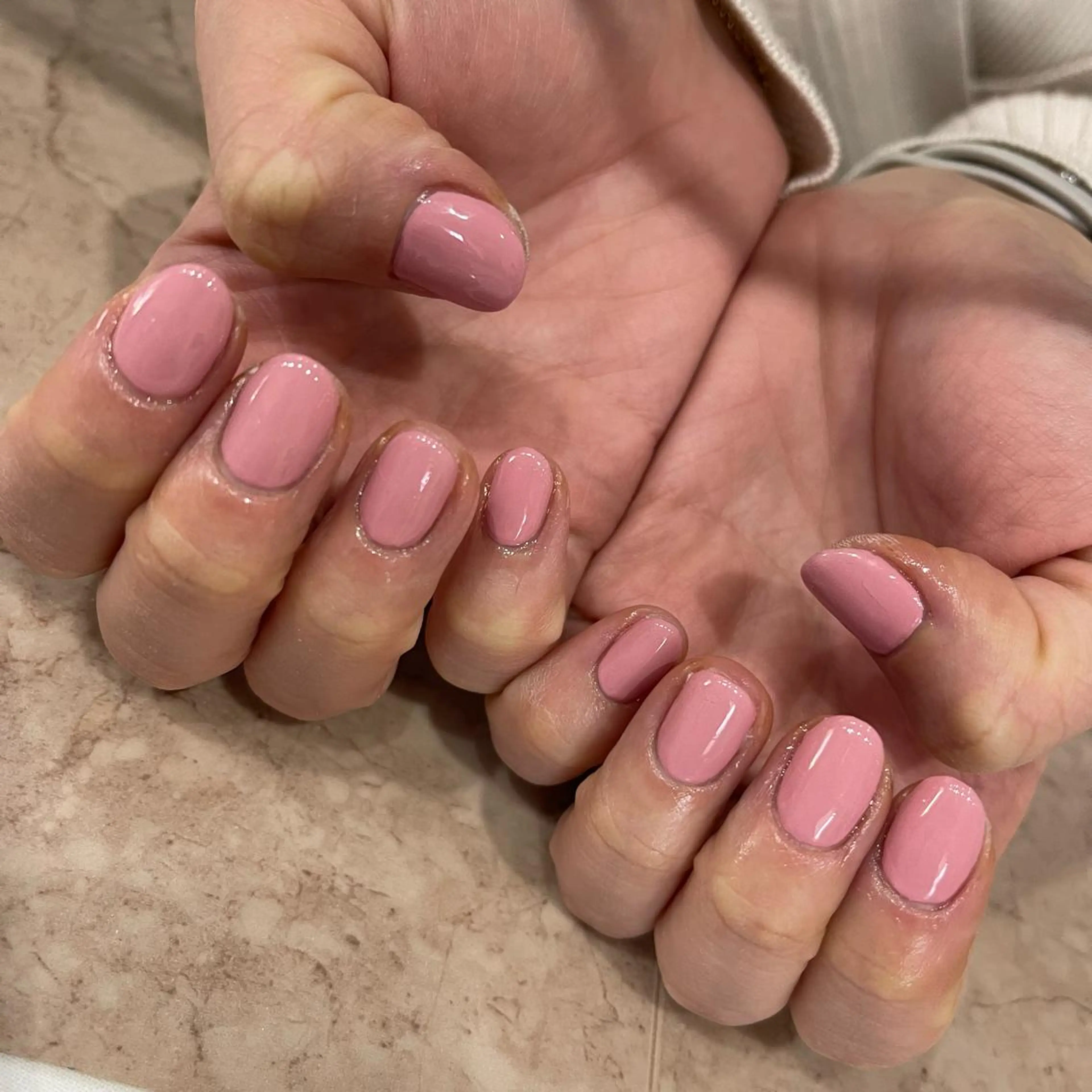 ネイル ワンカラーネイル Wish Nail 恒川のネイルデザイン