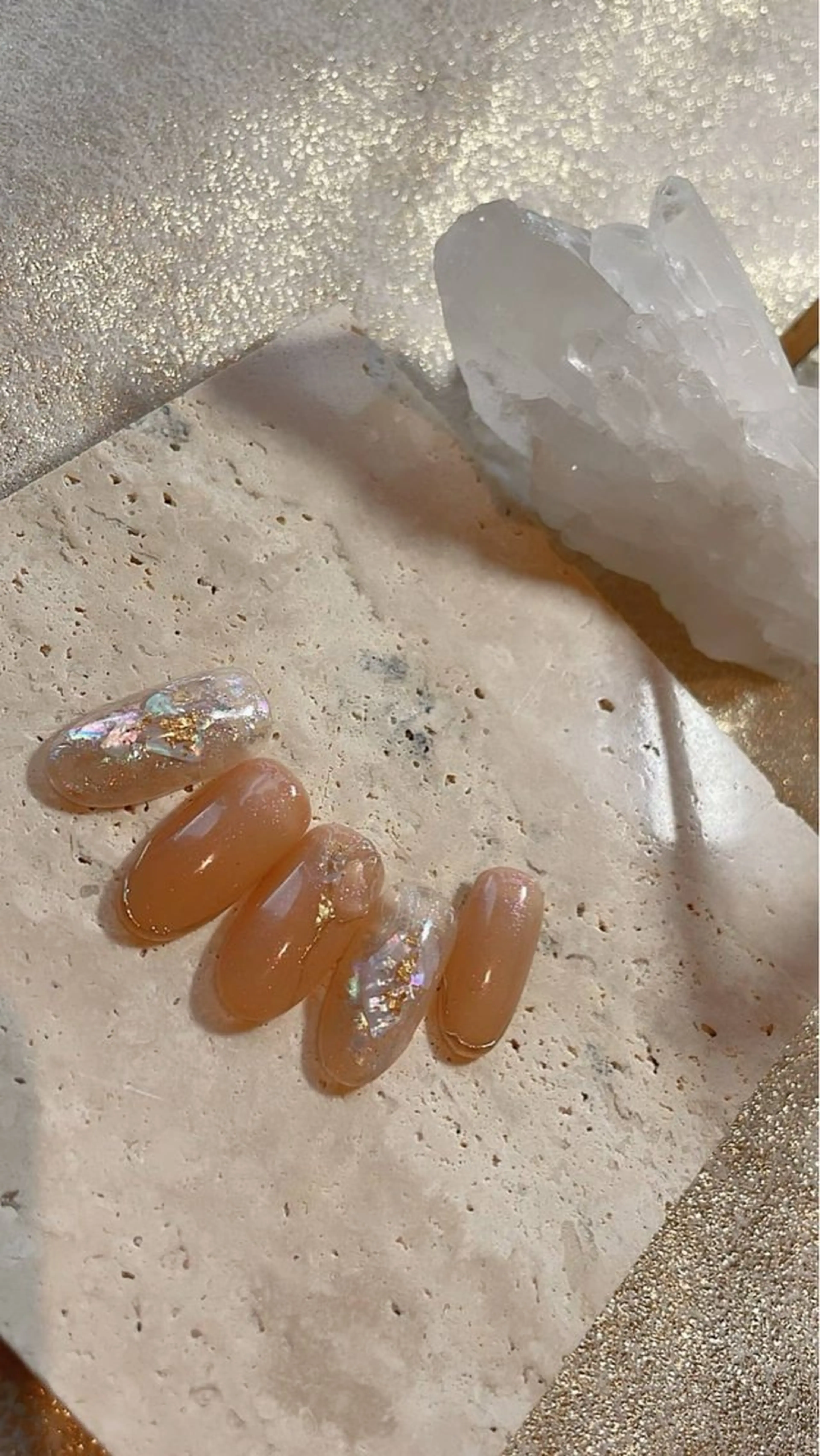 ネイル ストーンネイル AinaShareSalon所属・Yui＊Aina ShareSalonのネイルデザイン