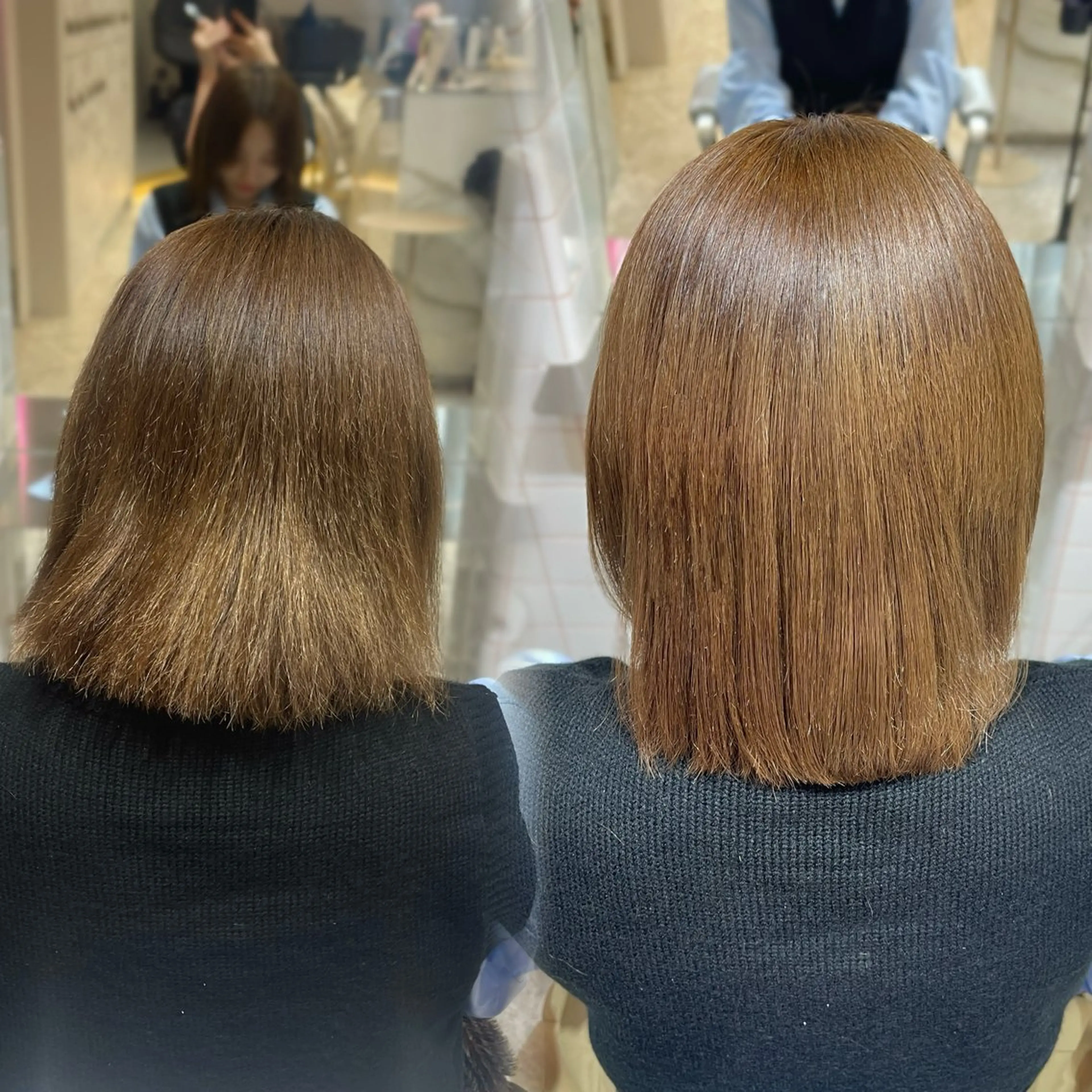 ショート トリートメント 新宿/韓国レイヤー /韓国ボブRionaのヘアスタイル