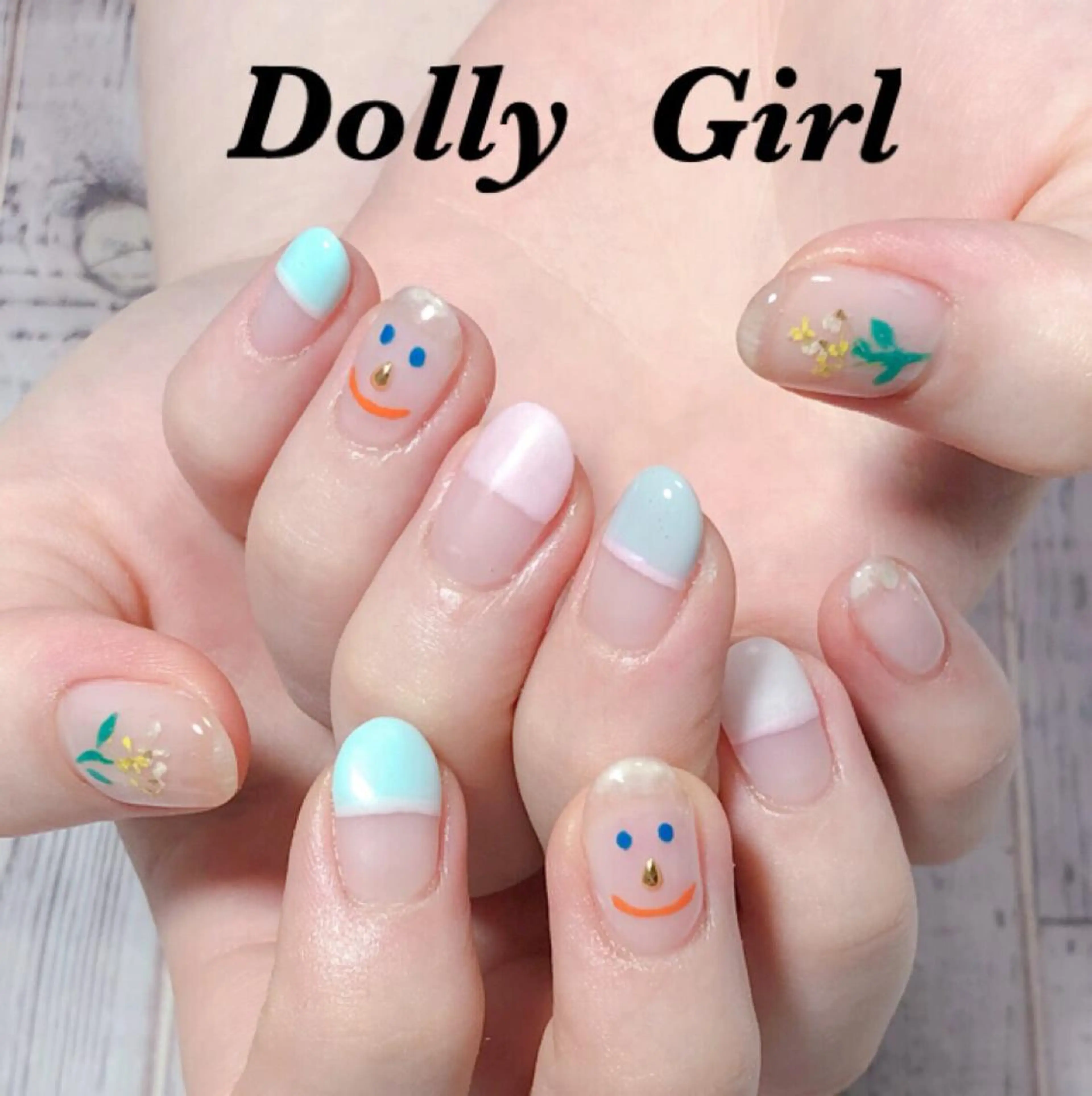 ネイル 持ち込み DollyGirl KYOKOのネイルデザイン