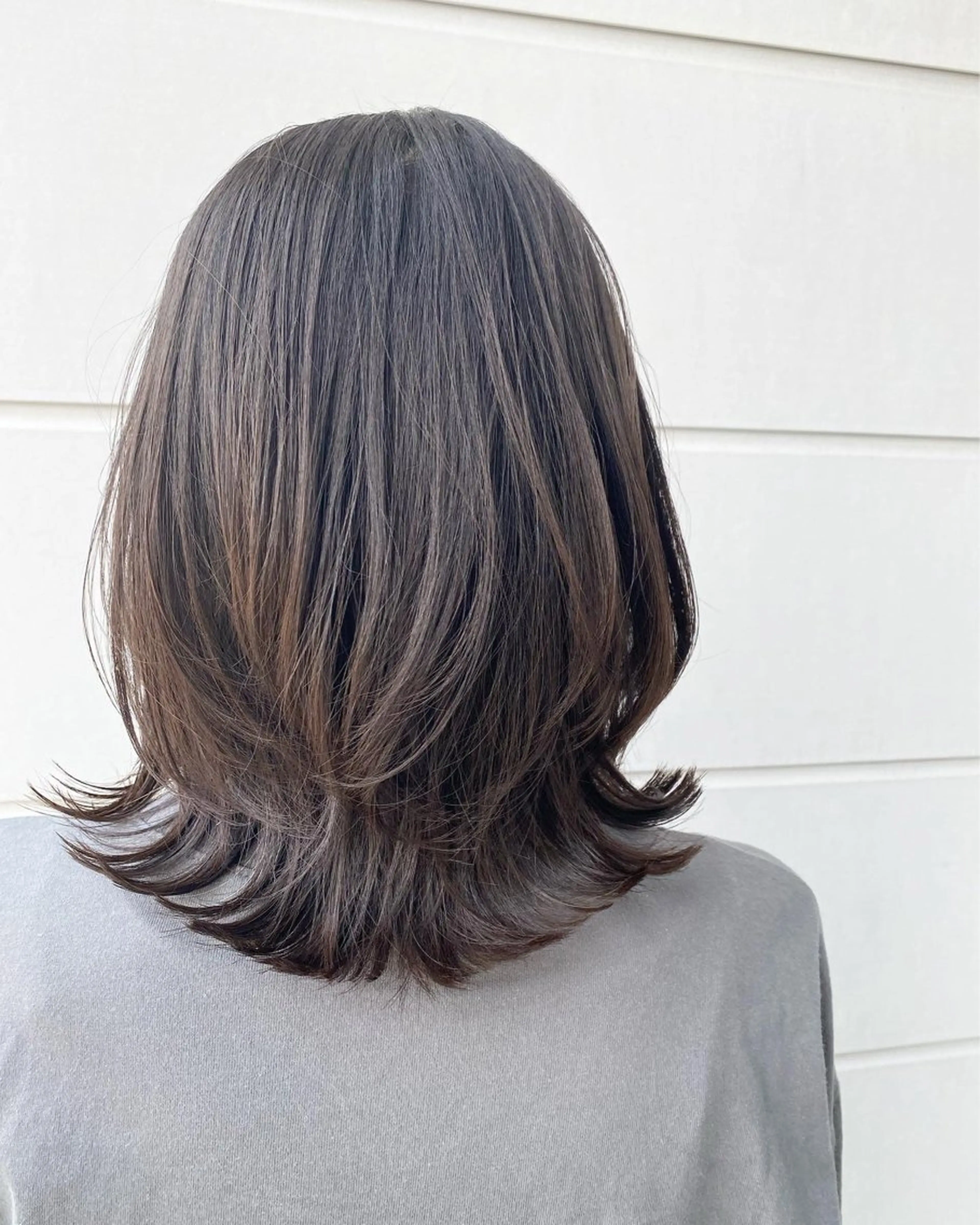 ミディアム カット ヘアカラー トリートメント 金沢市/美容師/ 岡島由希美のマツエク・マツパデザイン