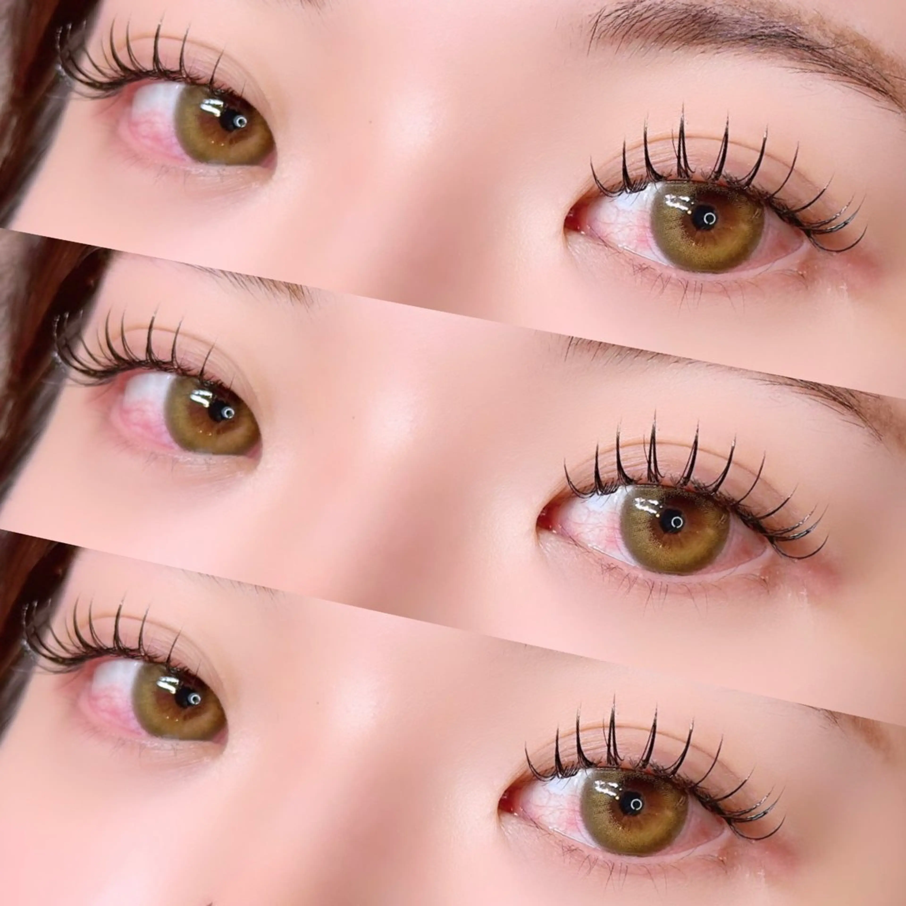マツエク・マツパ 束感まつ毛 フラットラッシュ 韓国風マツエク ella eyelashのマツエク・マツパデザイン