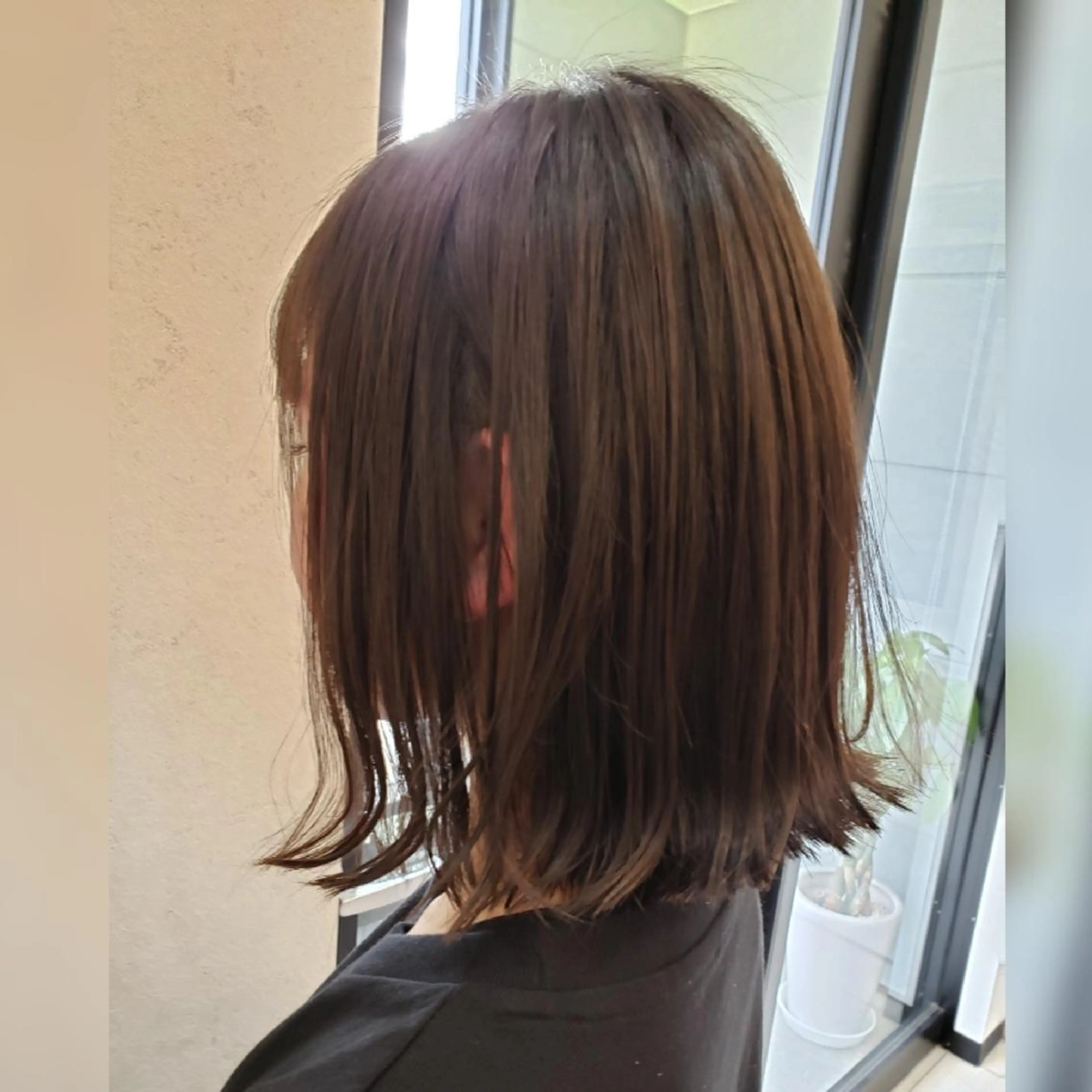 ヘアカラー + プラチナトリートメントの写真