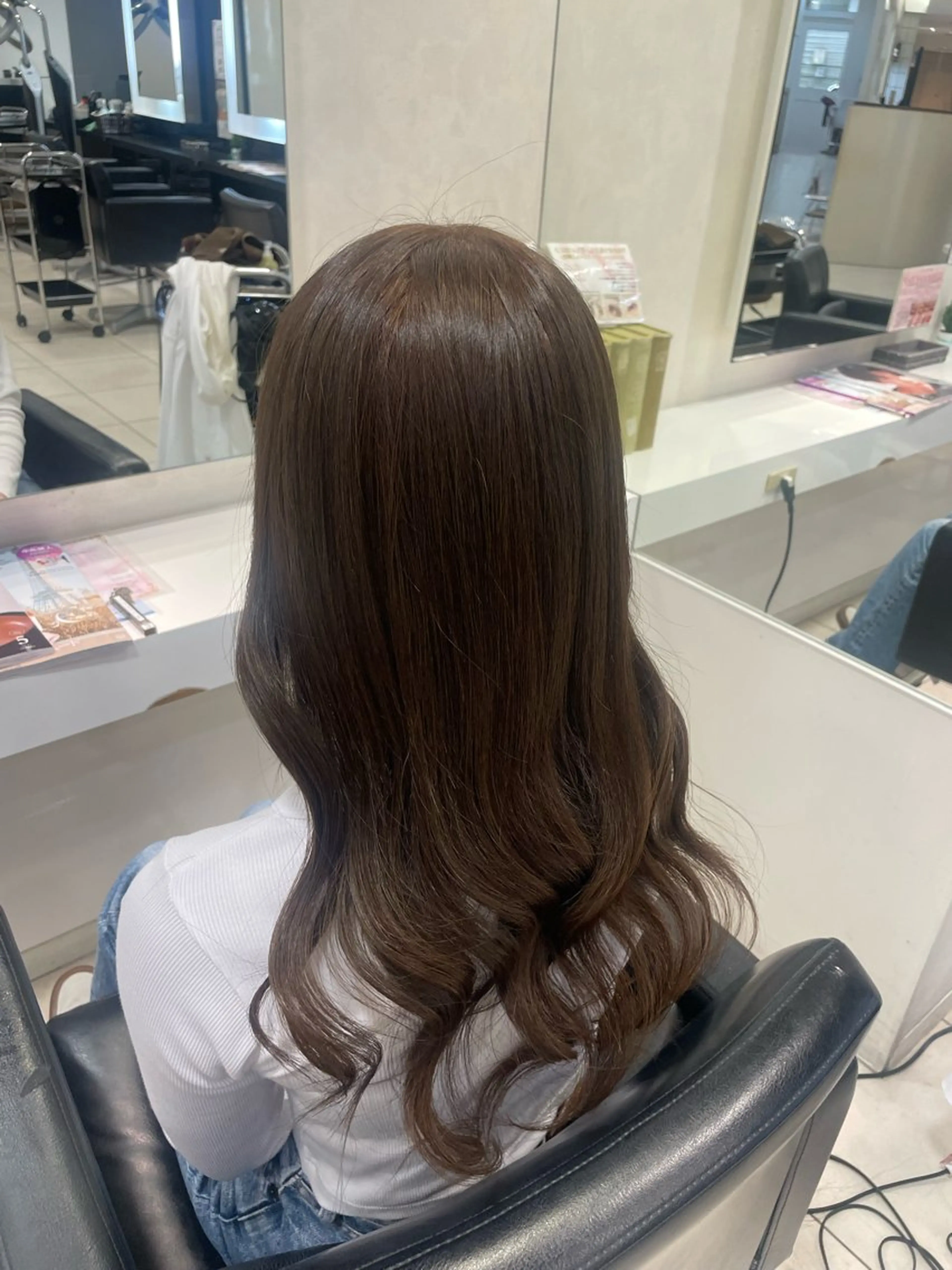 カラー➕髪質改善トリートメントの写真