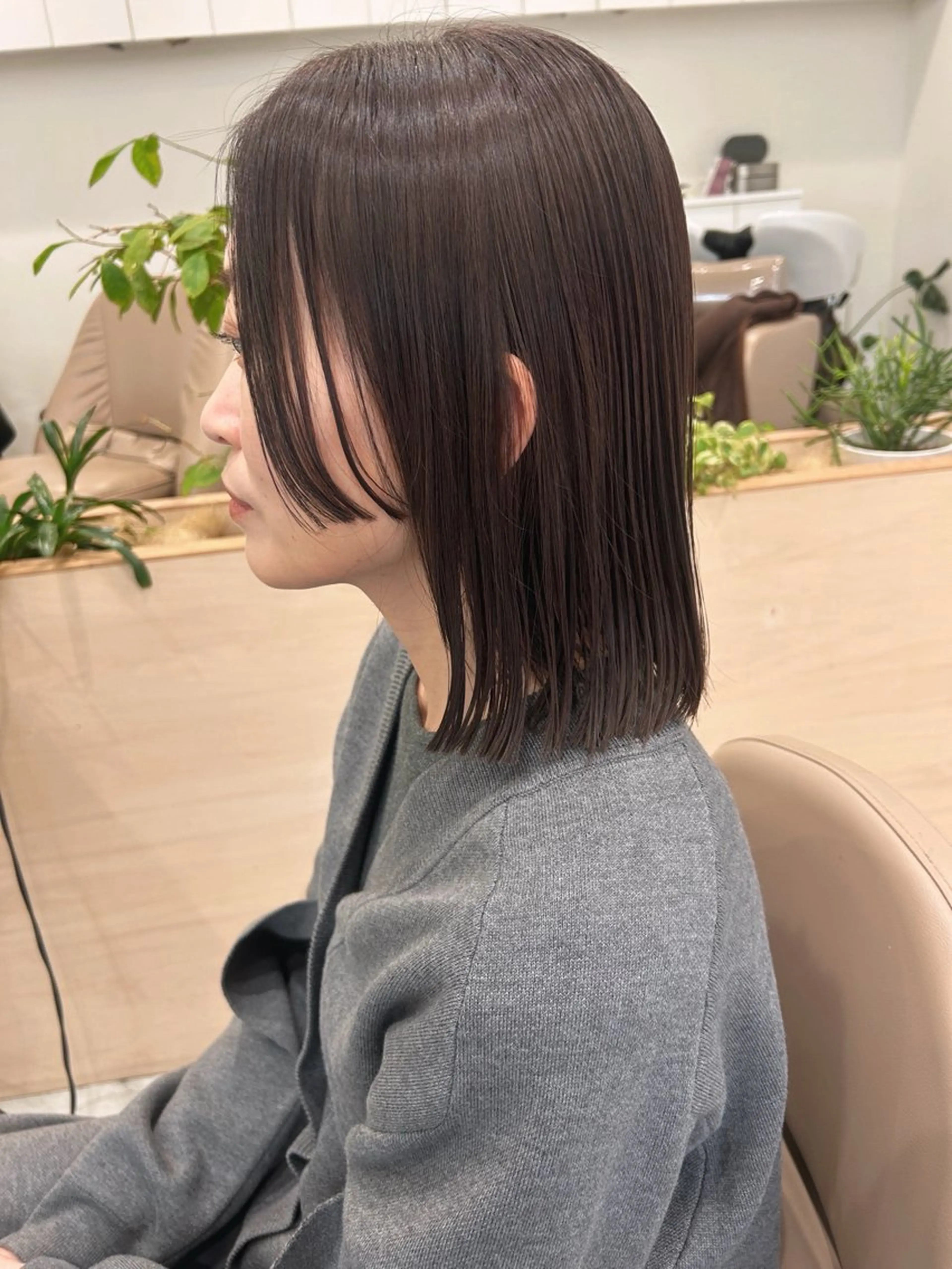 セミロング 💛🤍U too e’s 鎌倉🧸のヘアスタイル