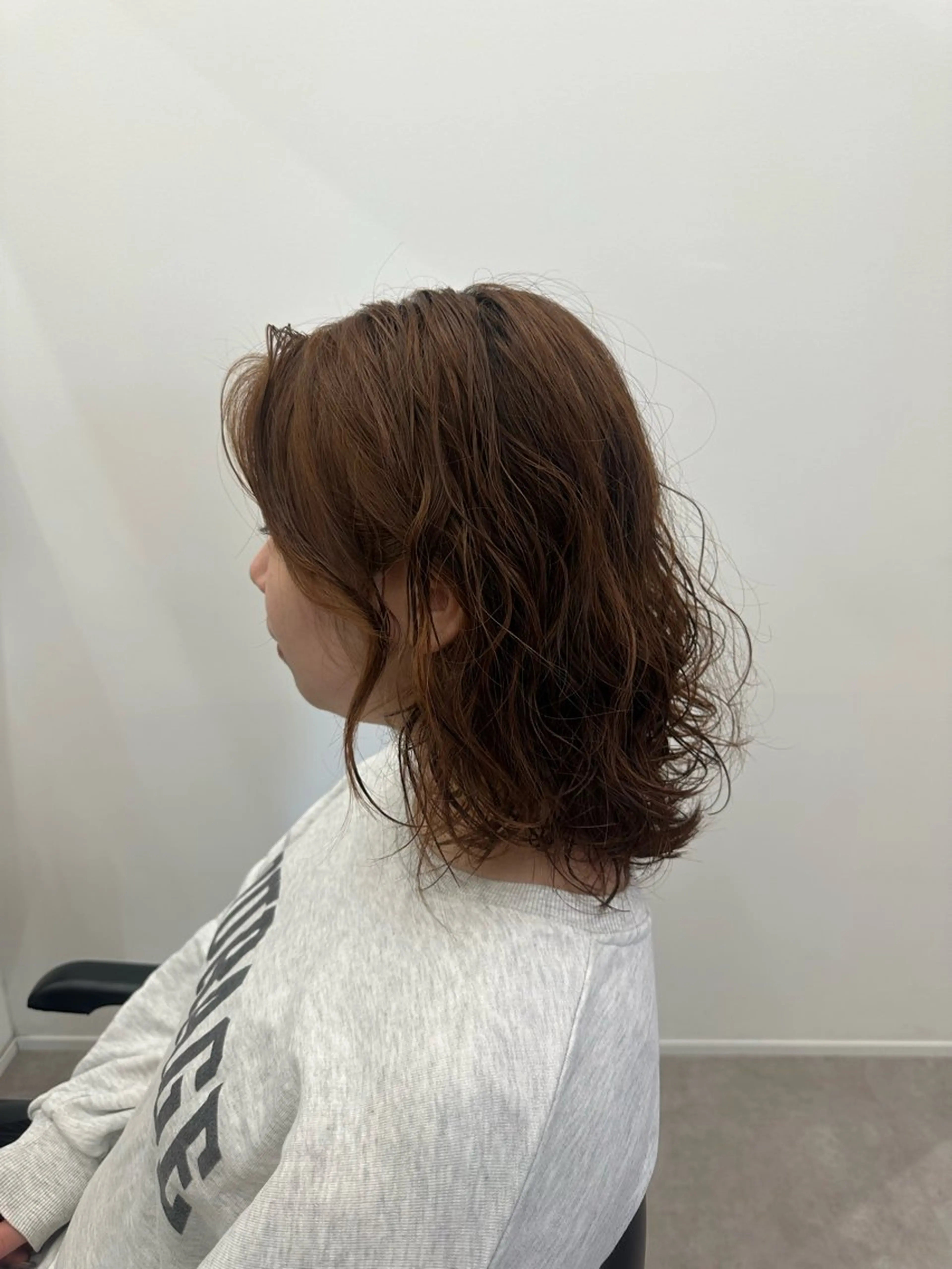 パーマ ウルフカット カット パーマ unique 松原吹季のヘアスタイル