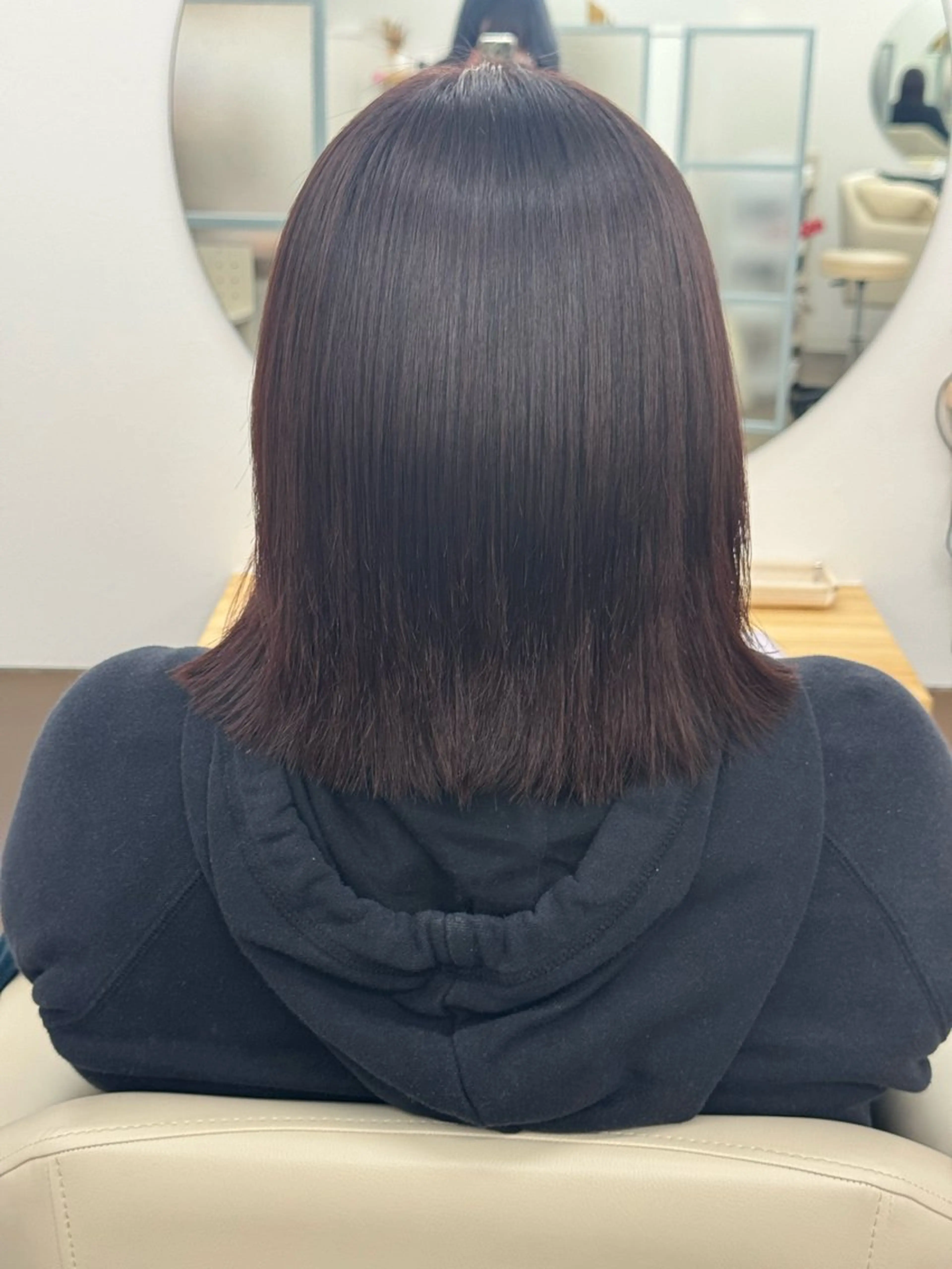 ミディアム ヘアカラー 松本 桜のヘアスタイル