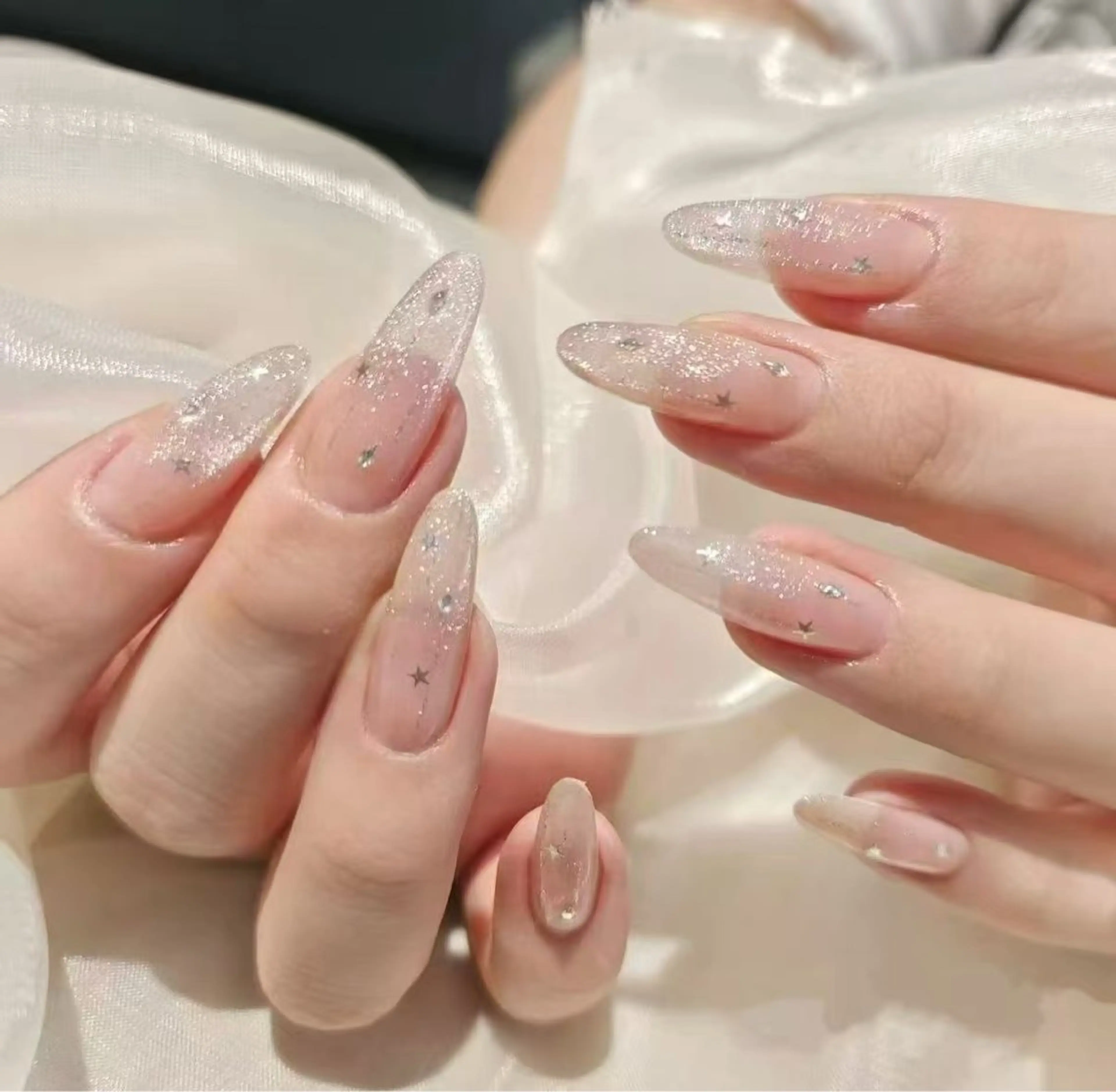 ネイル オーロラネイル フラワーネイル フットネイル フレンチネイル ジェルネイル ハンドネイル 相沢 さやかのネイルデザイン