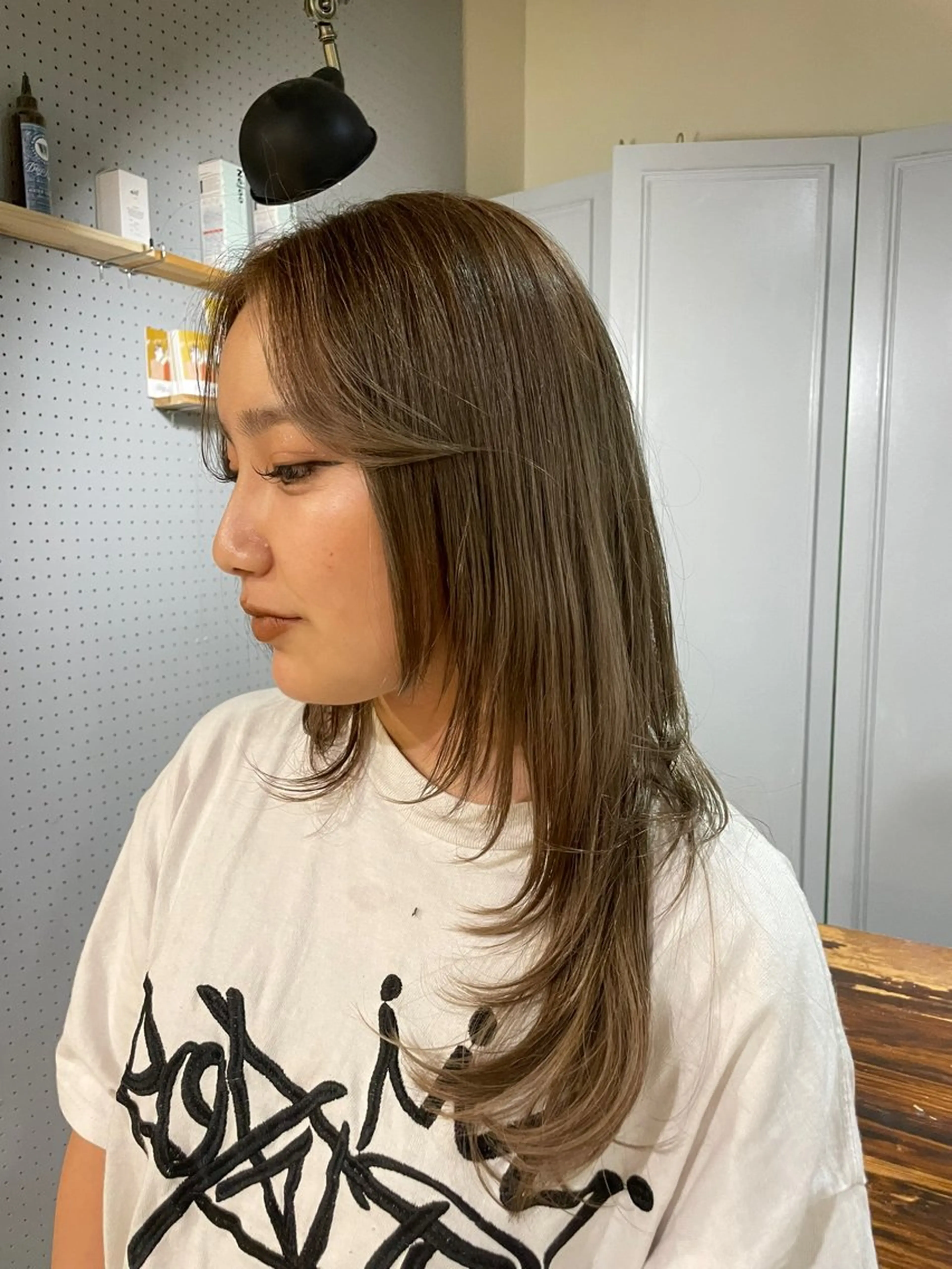 ミディアム カラー カット ヘアカラー トリートメント 🤩噂のMr.髪ポジ ティブ®️yu🤩のヘアスタイル