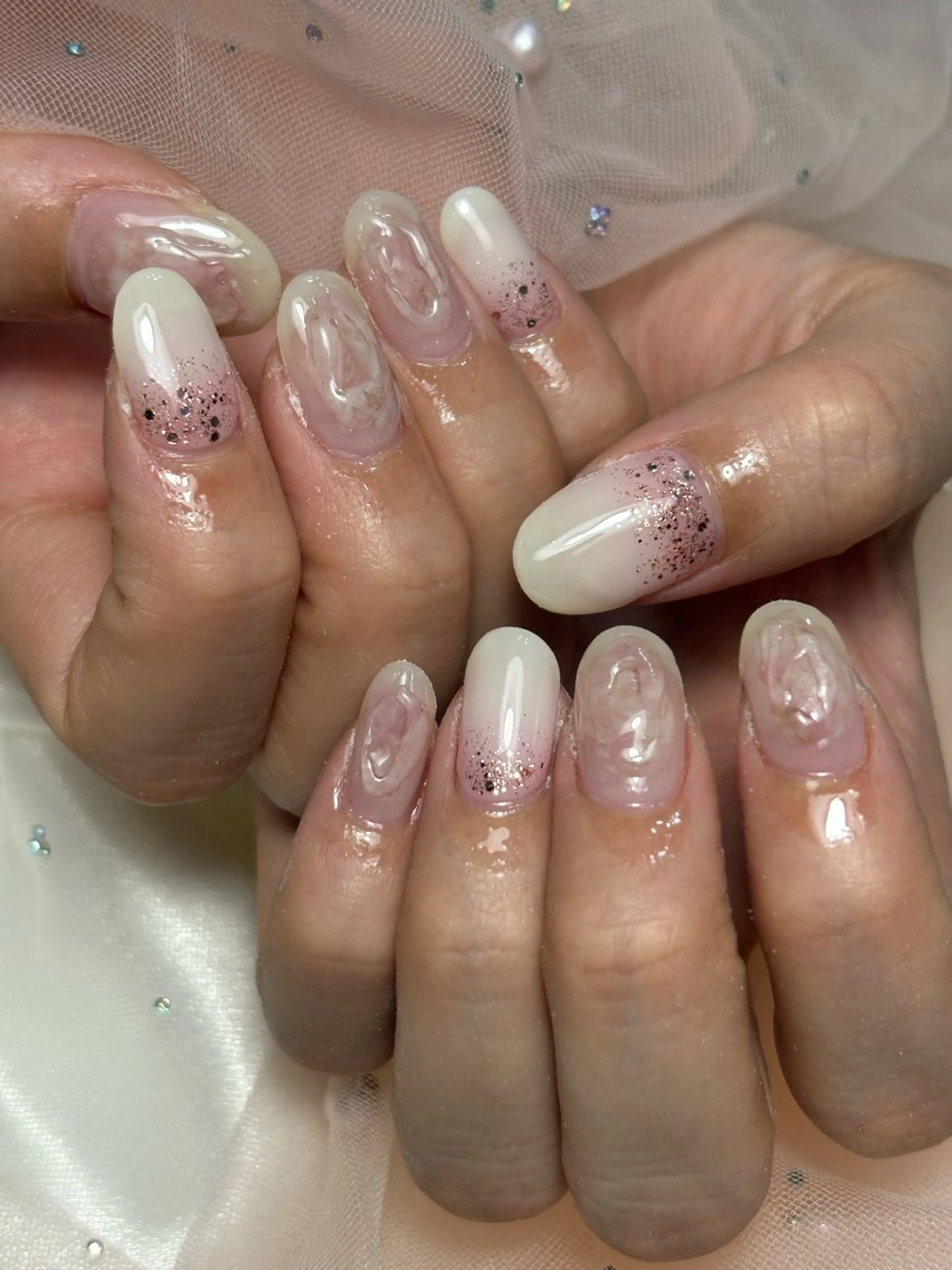 ネイル ハンドネイル フットネイル ✴︎ Delightのネイルデザイン