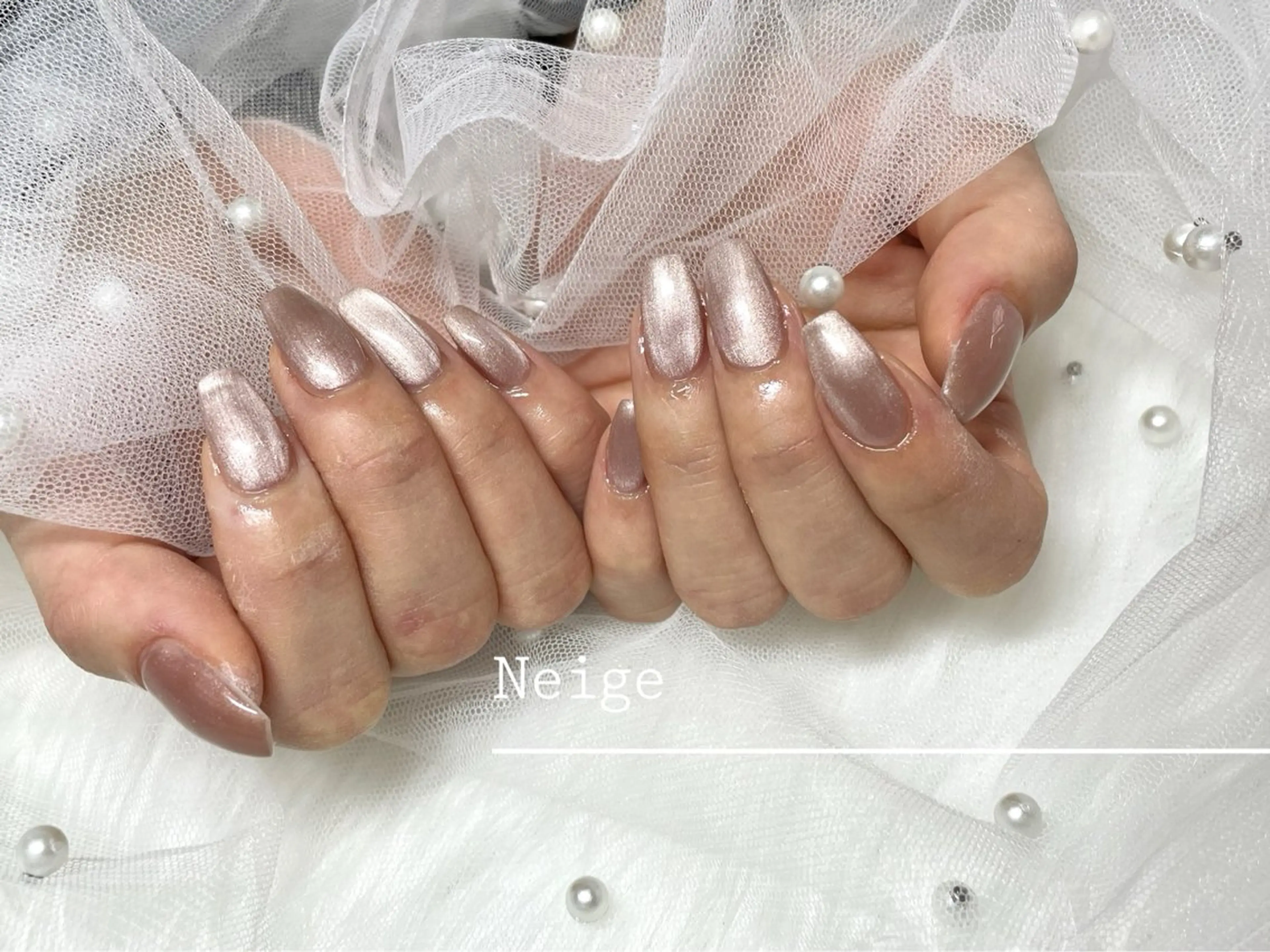 ネイル ハンドネイル Neige 𓂃 aiのネイルデザイン