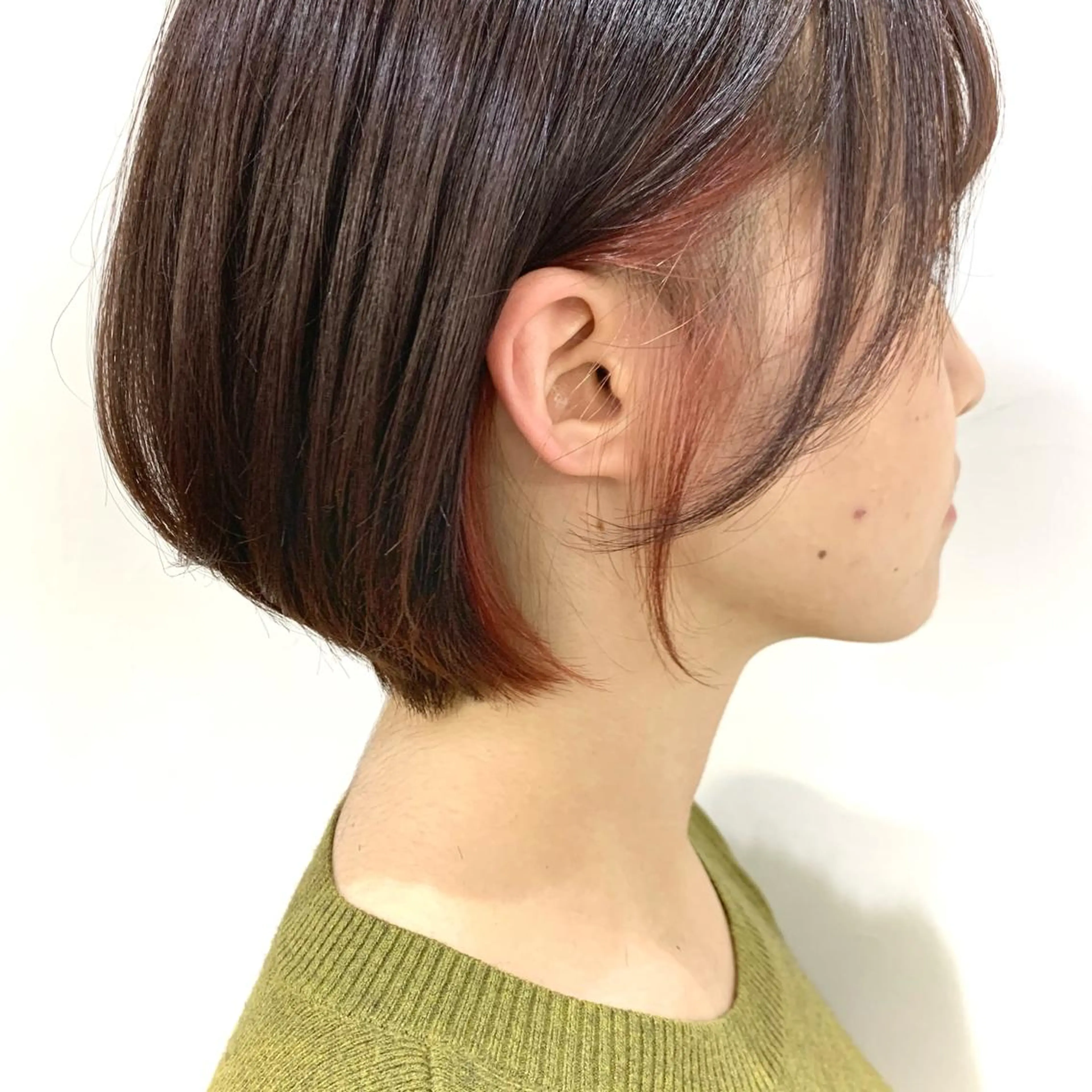 ショート カラー イヤリングカラー カット ヘアカラー トリートメント 柾本 寛貴のヘアスタイル