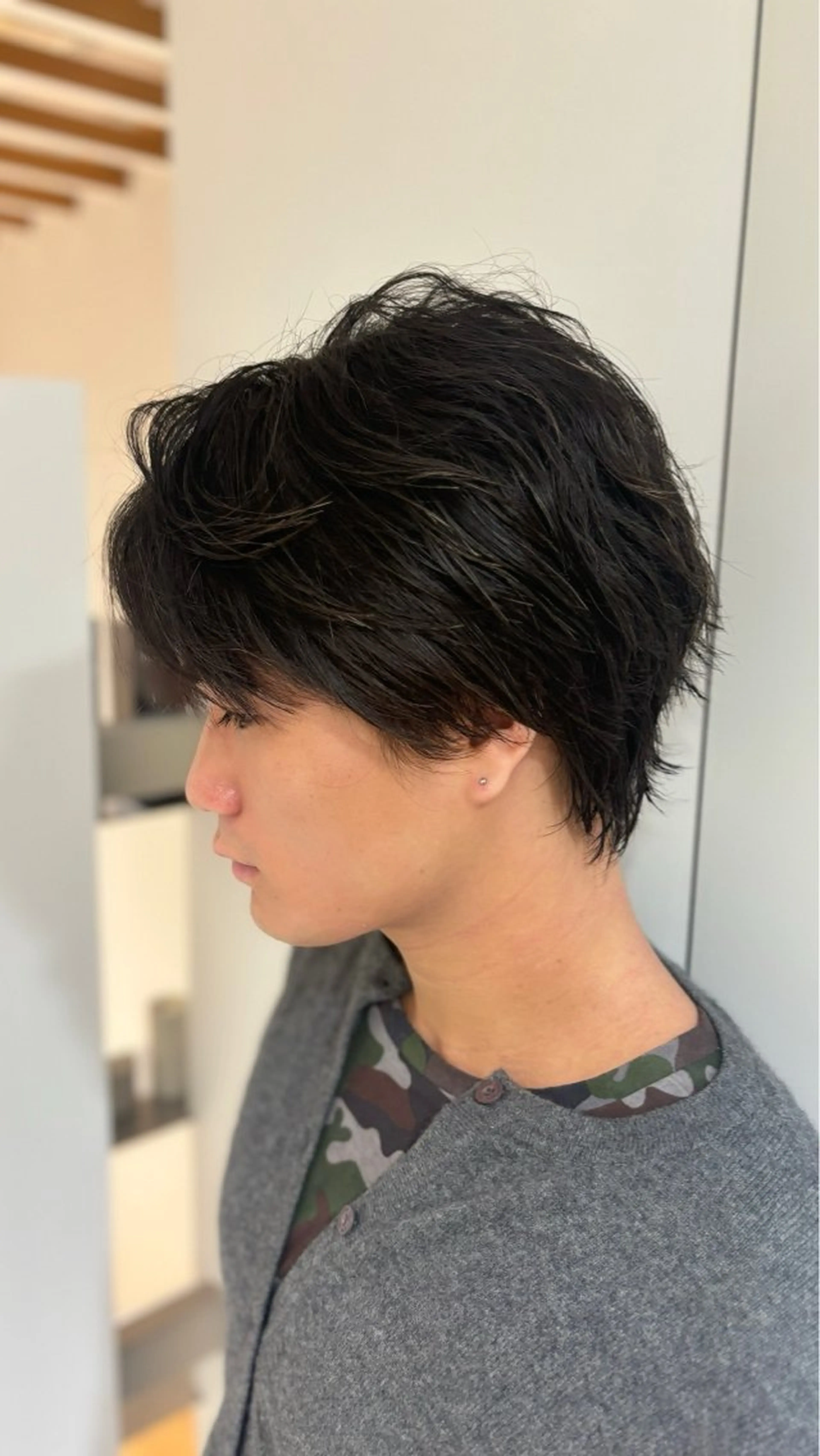ショート ウルフカット 白土 さくらのヘアスタイル