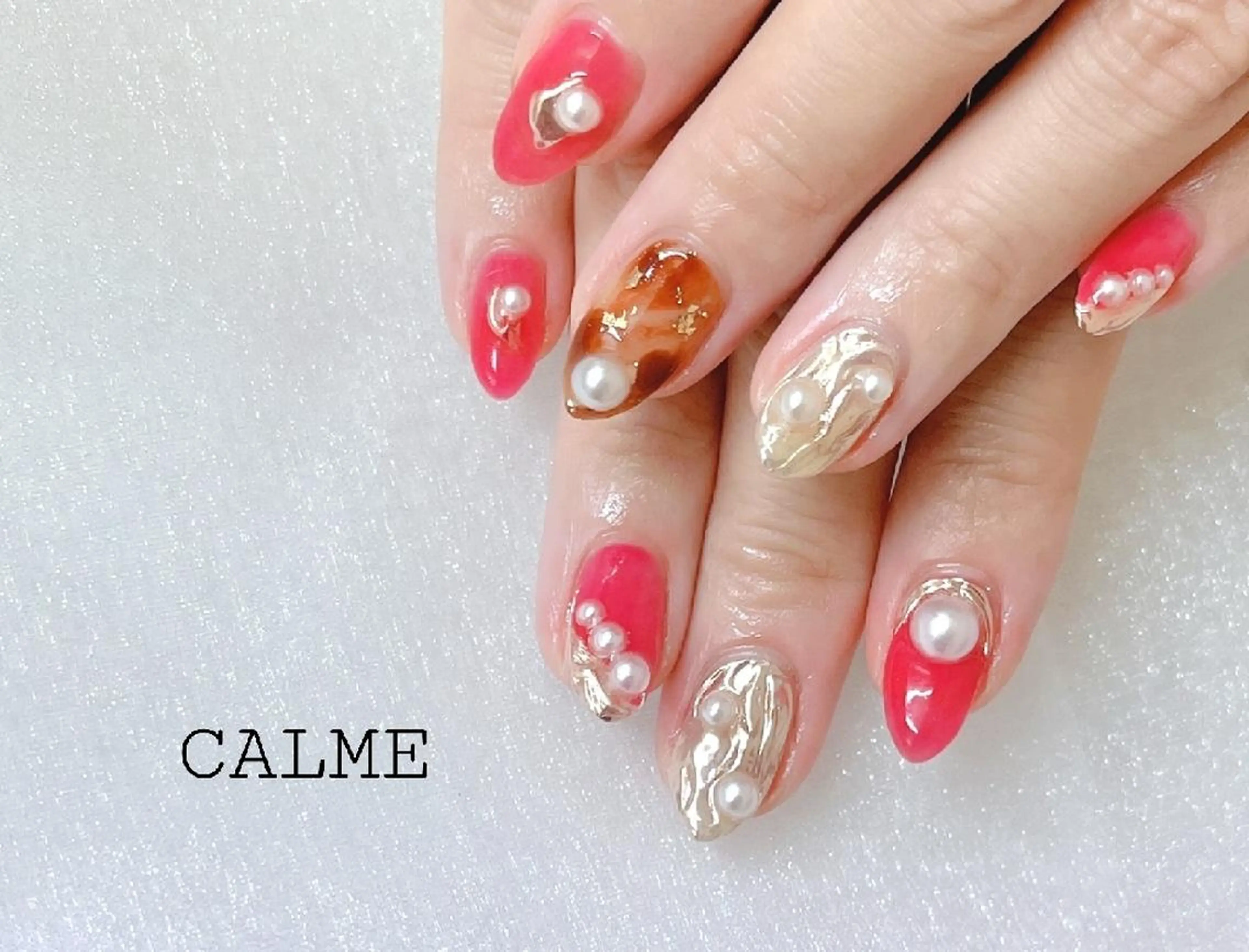 ネイル 持ち込み CALME ♡のネイルデザイン