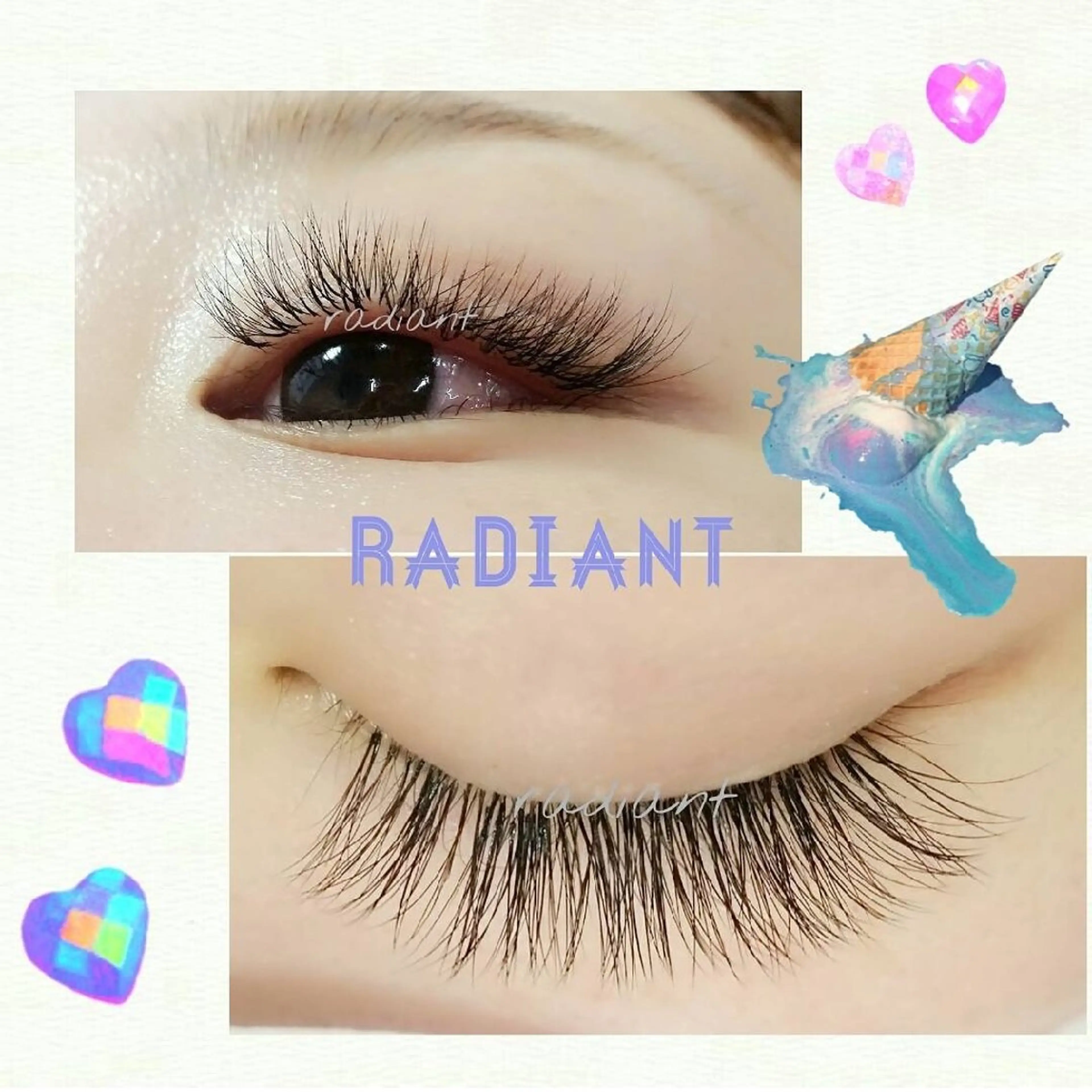 付け足しボリュームラッシュ150本(50束)の写真