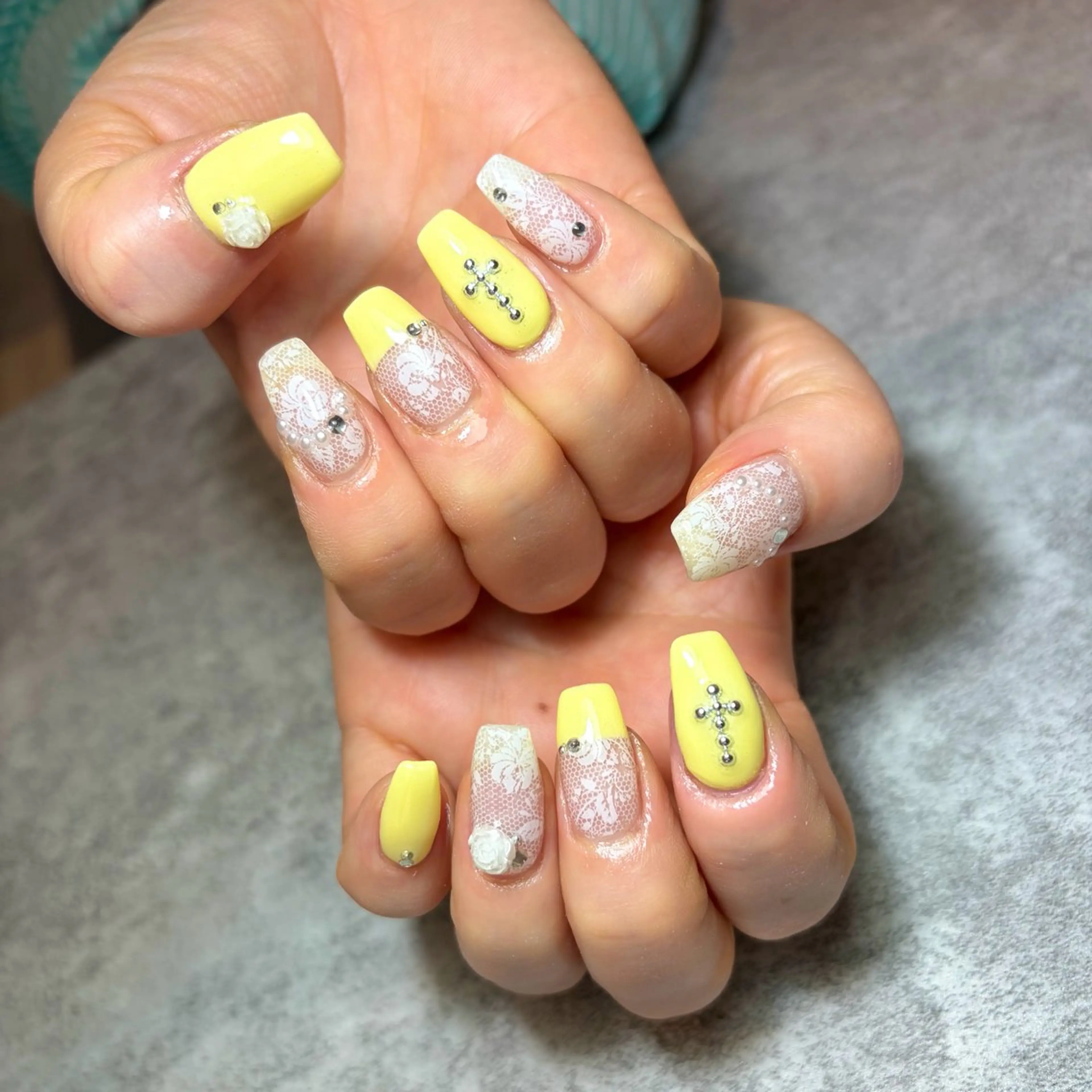 ネイル 黄色 Mii nailのネイルデザイン