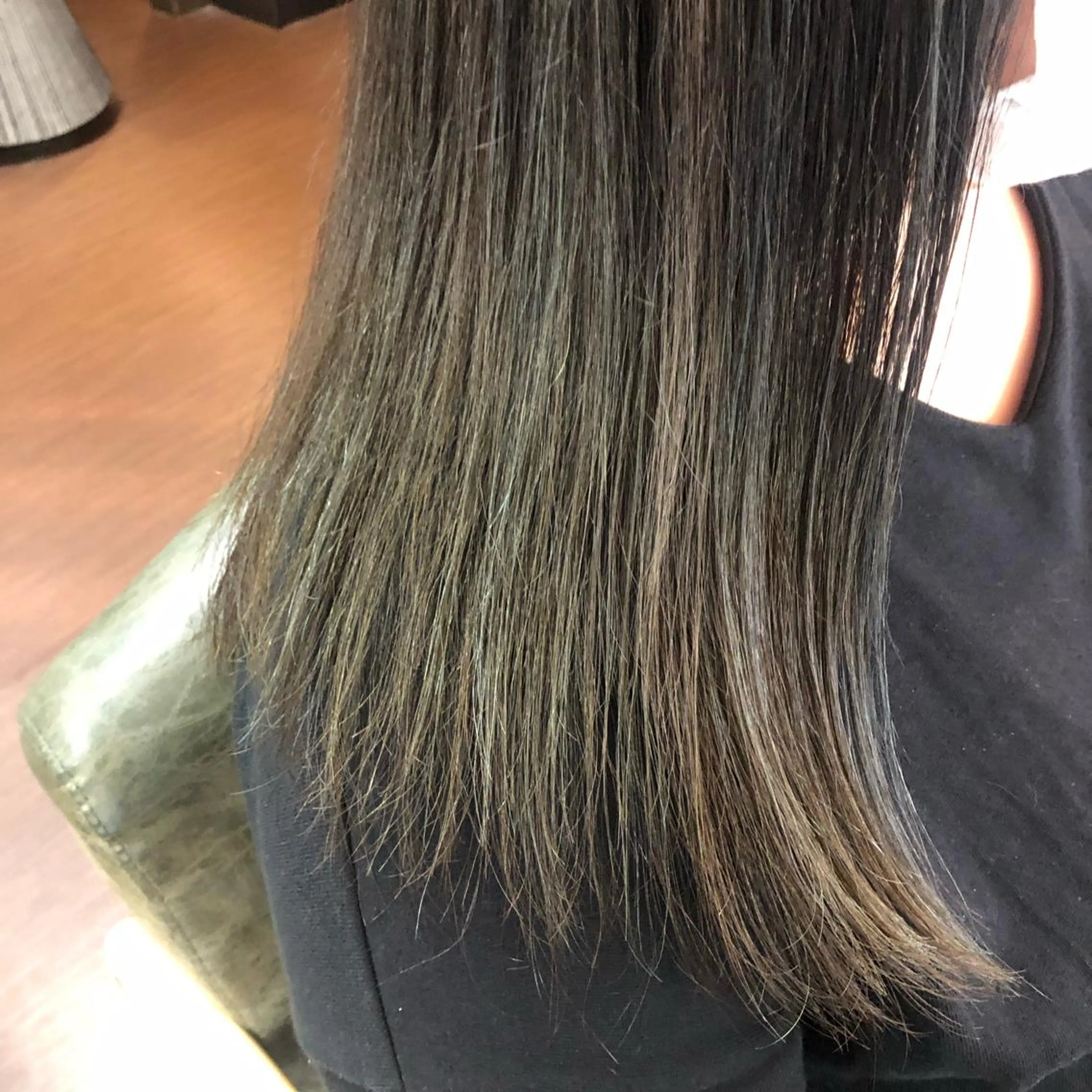 セミロング ハイライト Glanz hair 坂牛匠のヘアスタイル