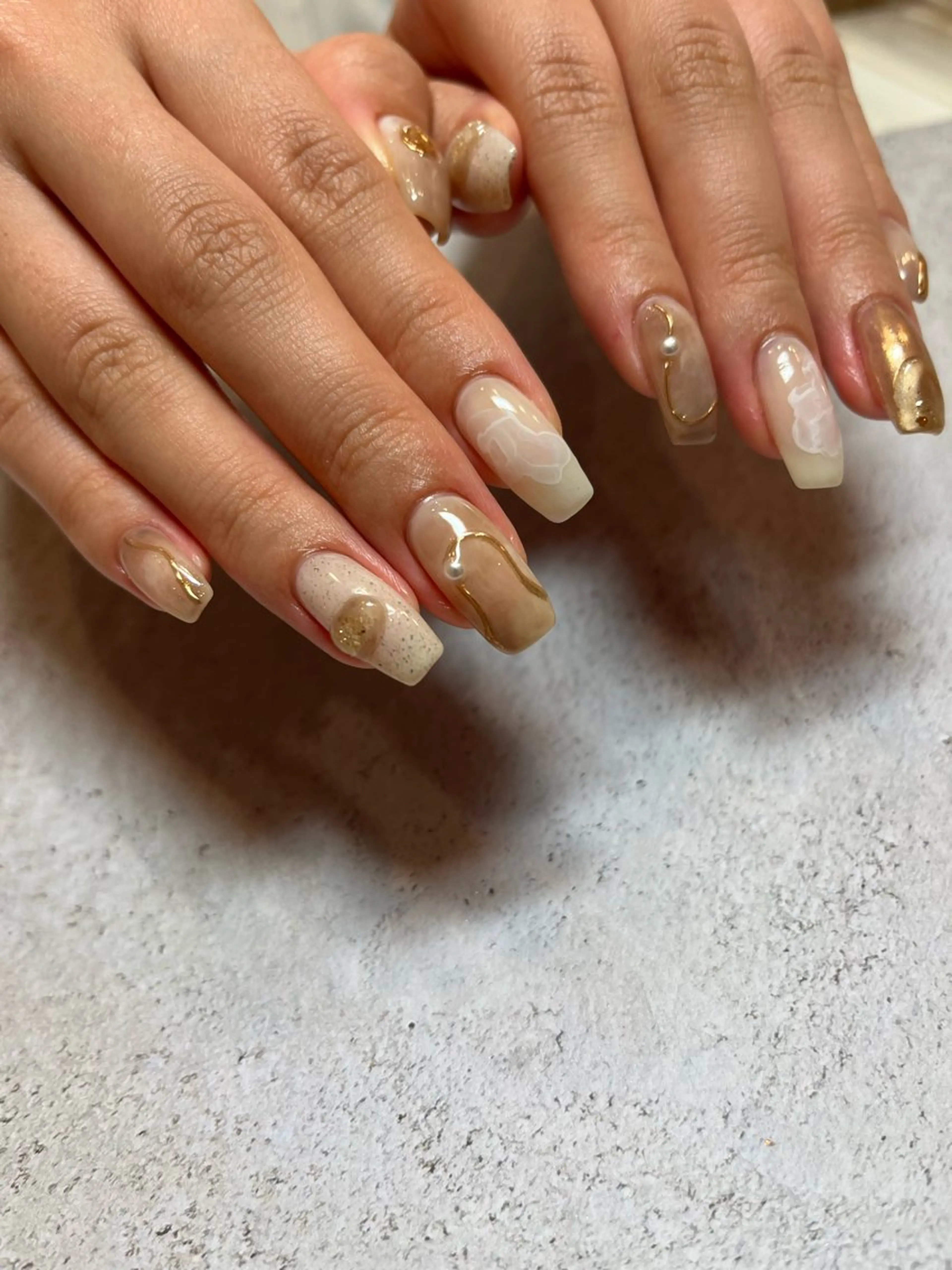 ネイル ハンドネイル 【LINON】 airiのネイルデザイン