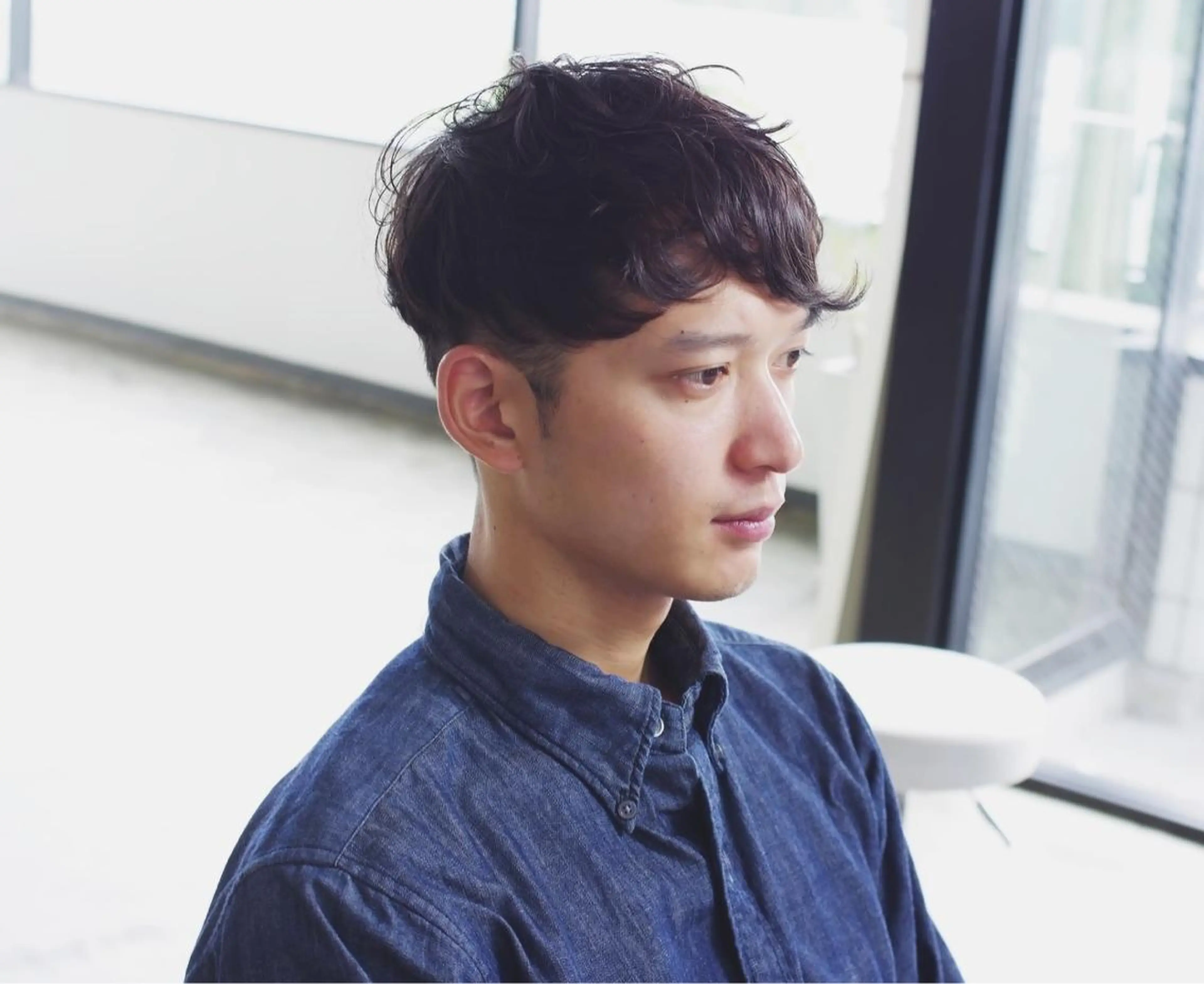 メンズカット＋眉カット＋炭酸泉の写真