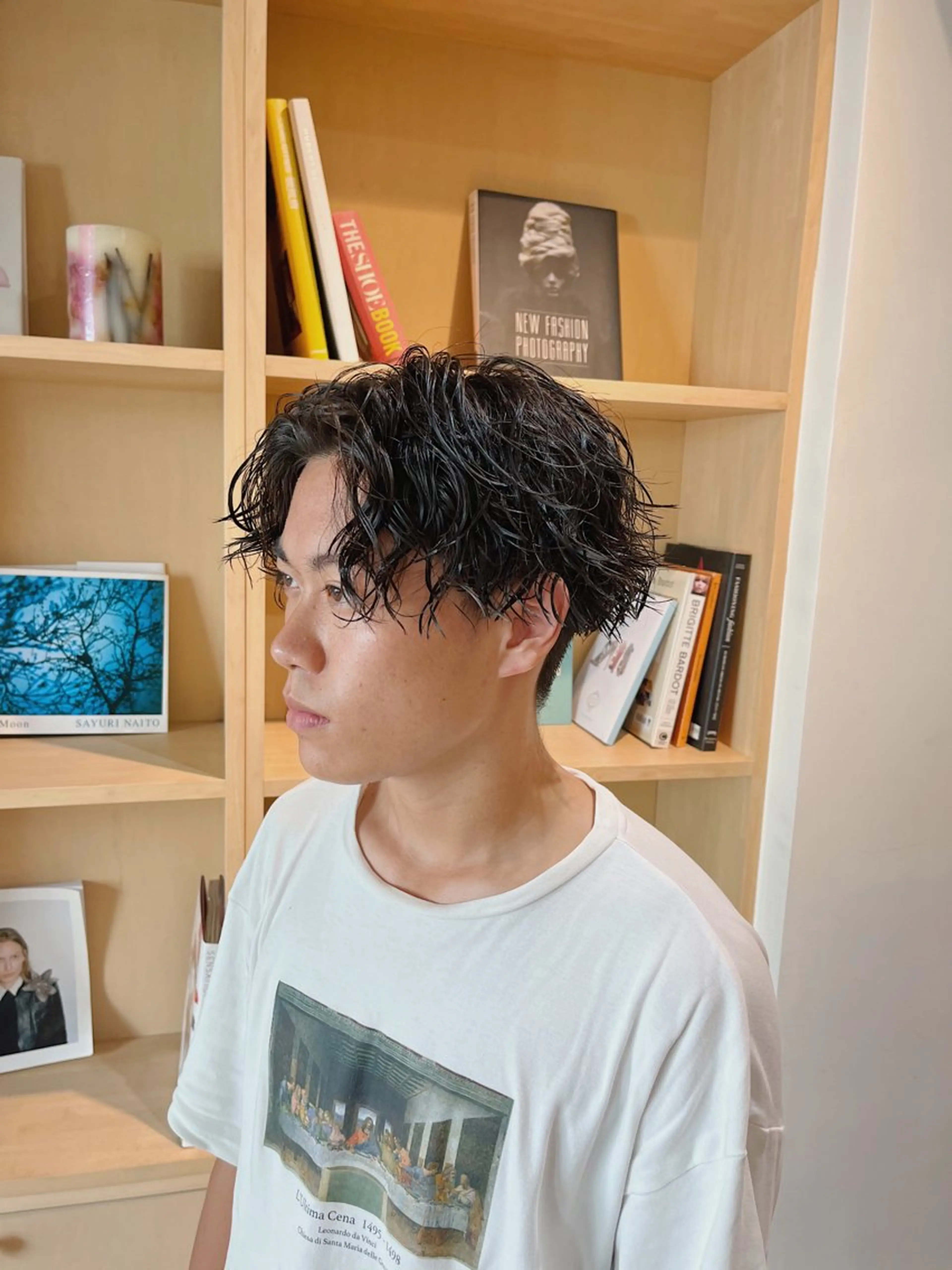 ミディアム パーマ メンズ カット パーマ ‪🌿パーマ大好評 メンズ特化🌿ワタルのヘアスタイル