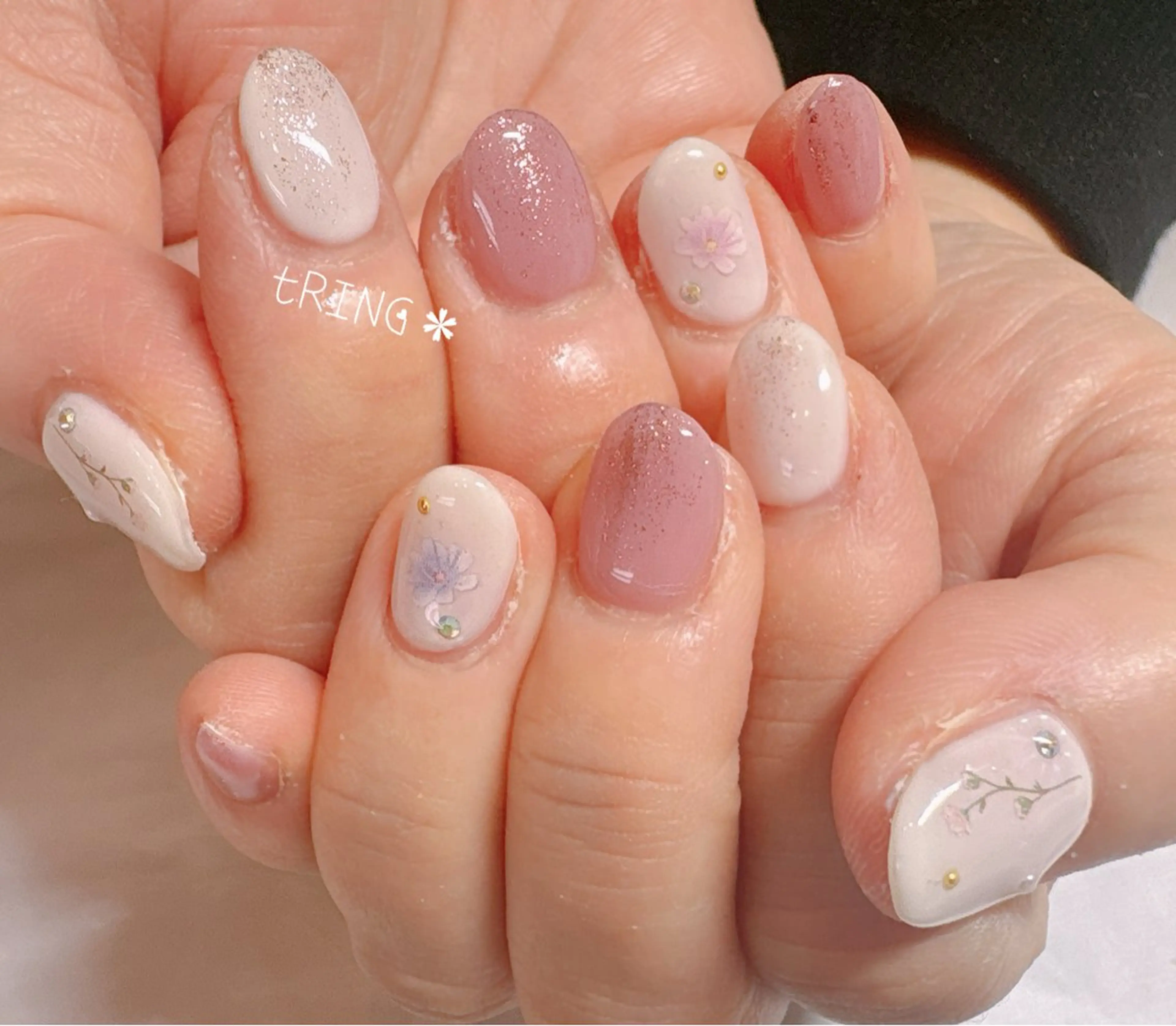 ネイル ハンドネイル tRING* しいの木台のネイルデザイン