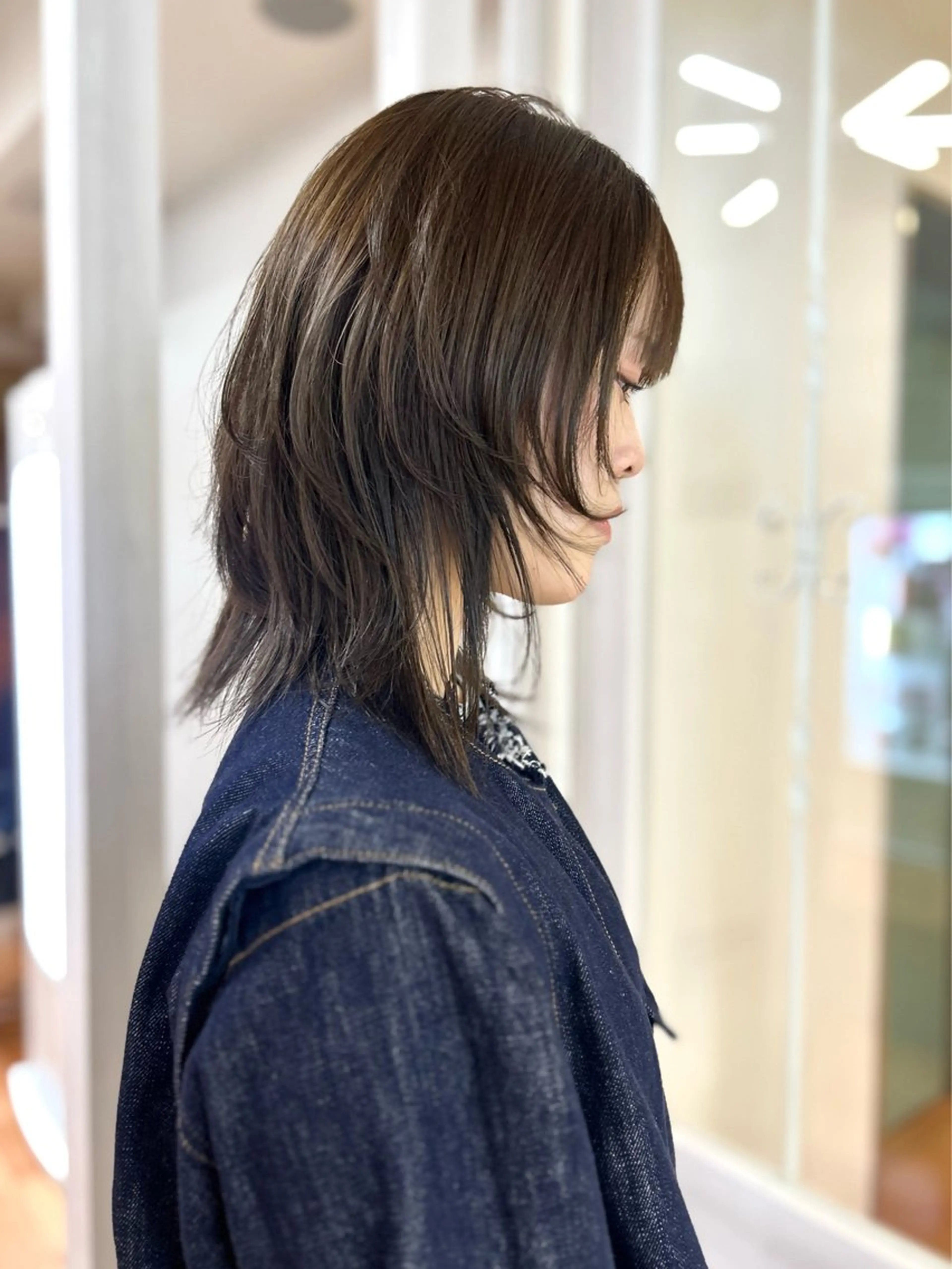 ショート カラー ブラウンカラー オリーブブラウン ハッシュカット カット ヘアカラー トリートメント 🎀透明感/レイヤ ー/Kotona🎀のヘアスタイル