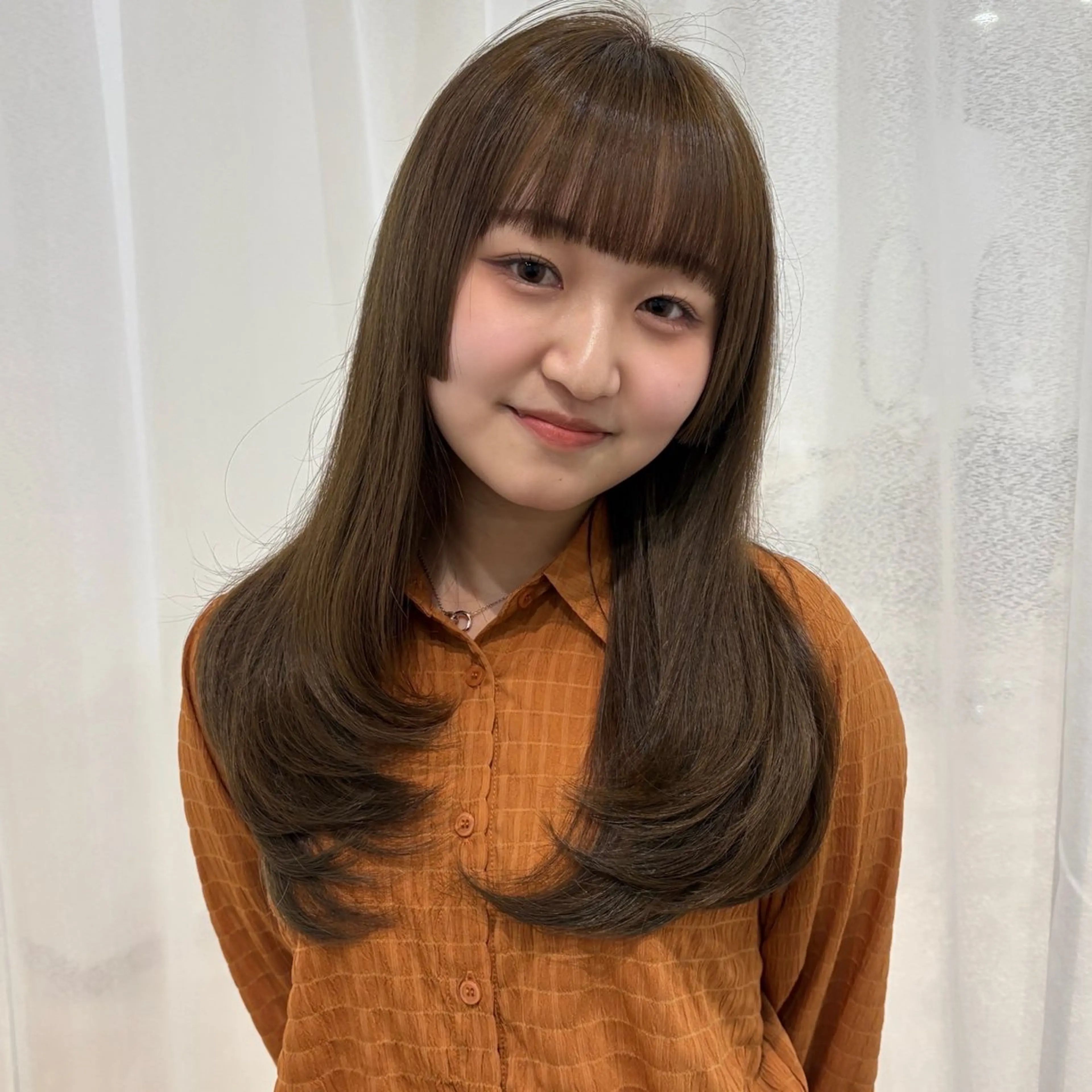 ロング カラー カット ヘアカラー yukari🌷名駅 *大人かわいい艶髪のヘアスタイル