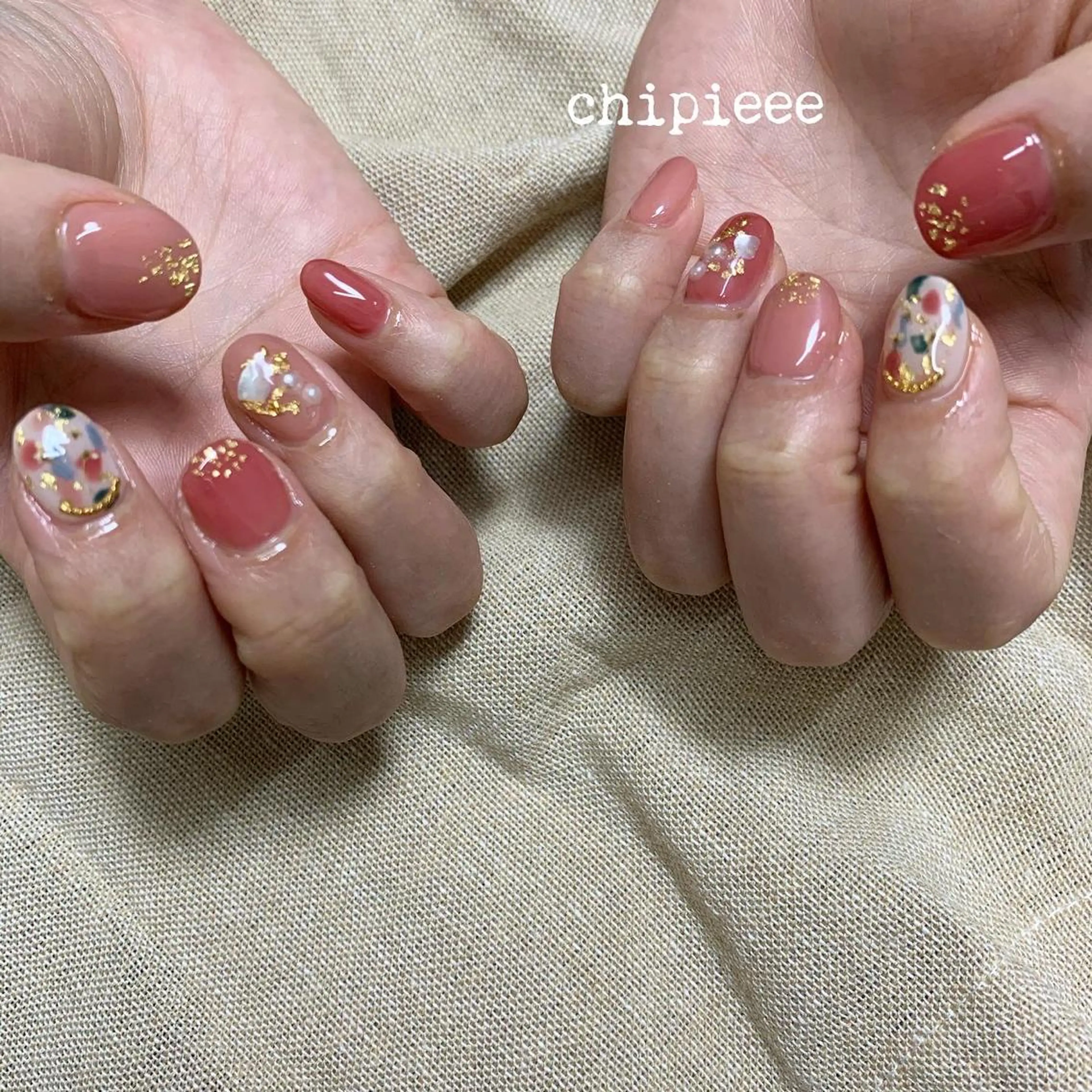 ネイル charme所属・. SHIORIのネイルデザイン