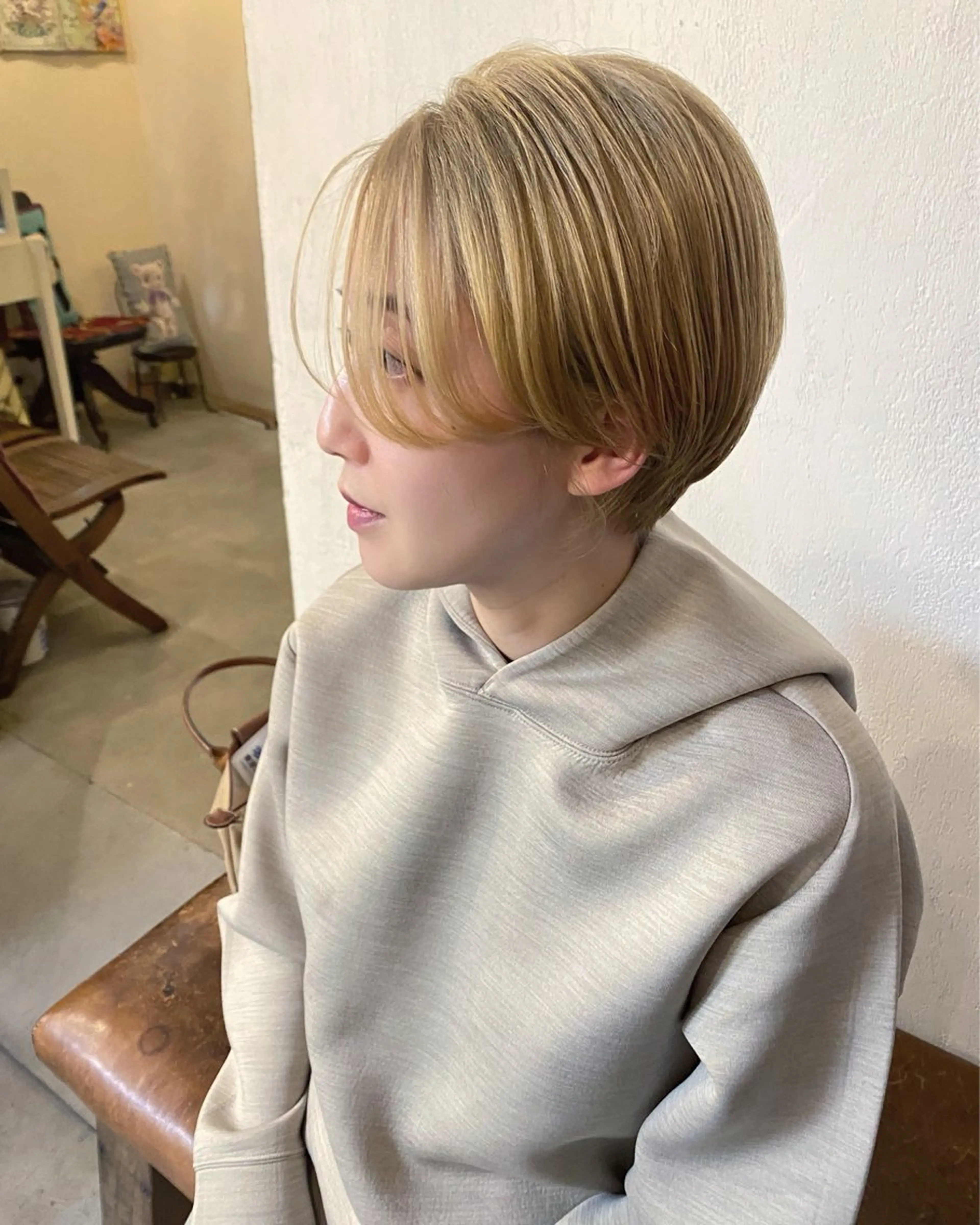 ショート ヒラカホ/ ブリーチ/似合わせのヘアスタイル