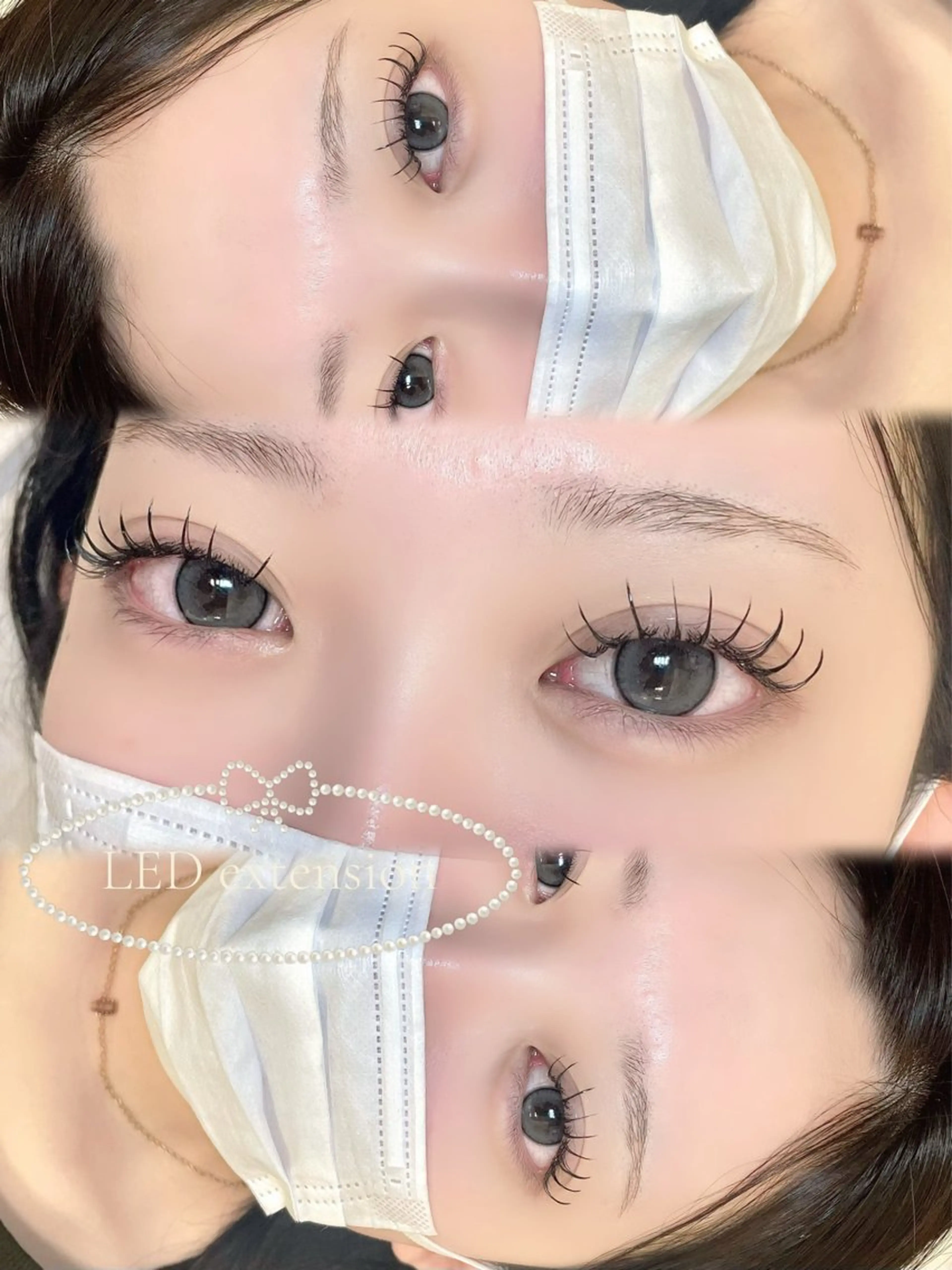 マツエク・マツパ マツエク 大阪梅田 SAKI 韓国風束感まつ毛のマツエク・マツパデザイン